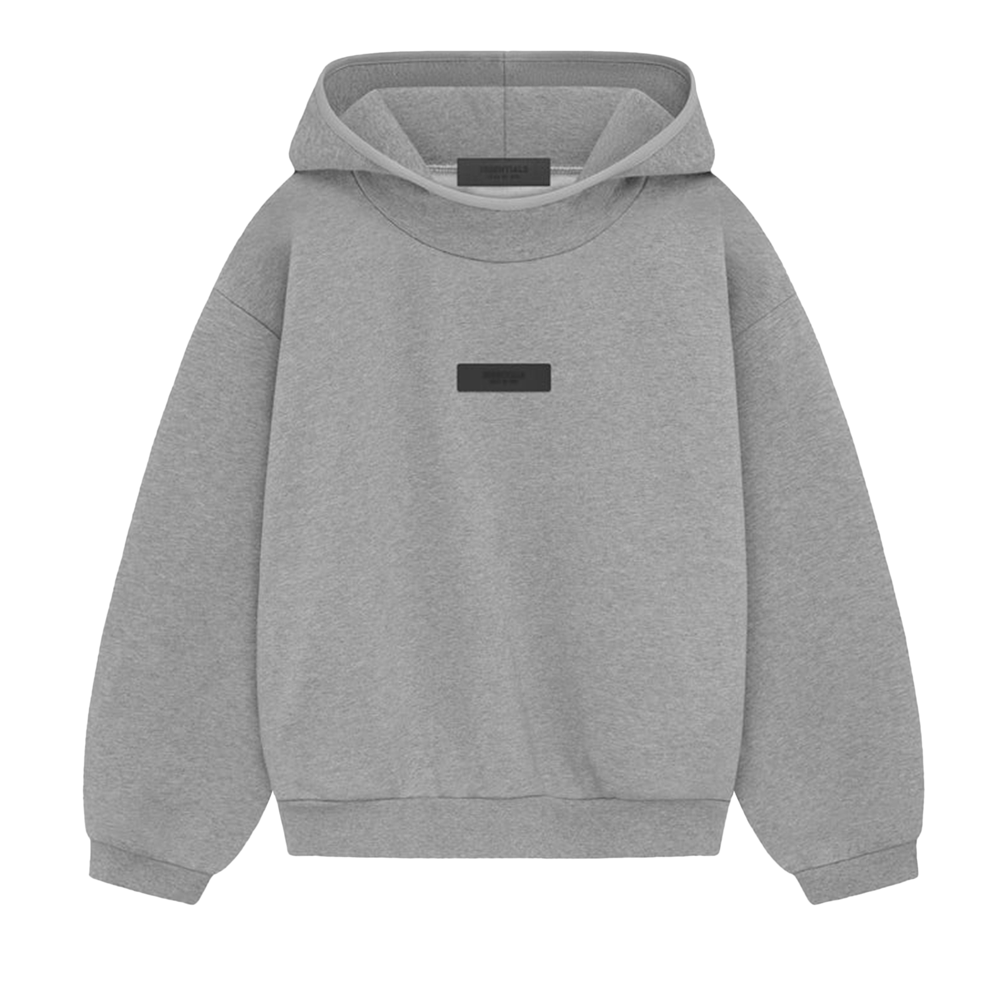 Fear of God Essentials Kids Hoodie 'Dark Heather Oatmeal'