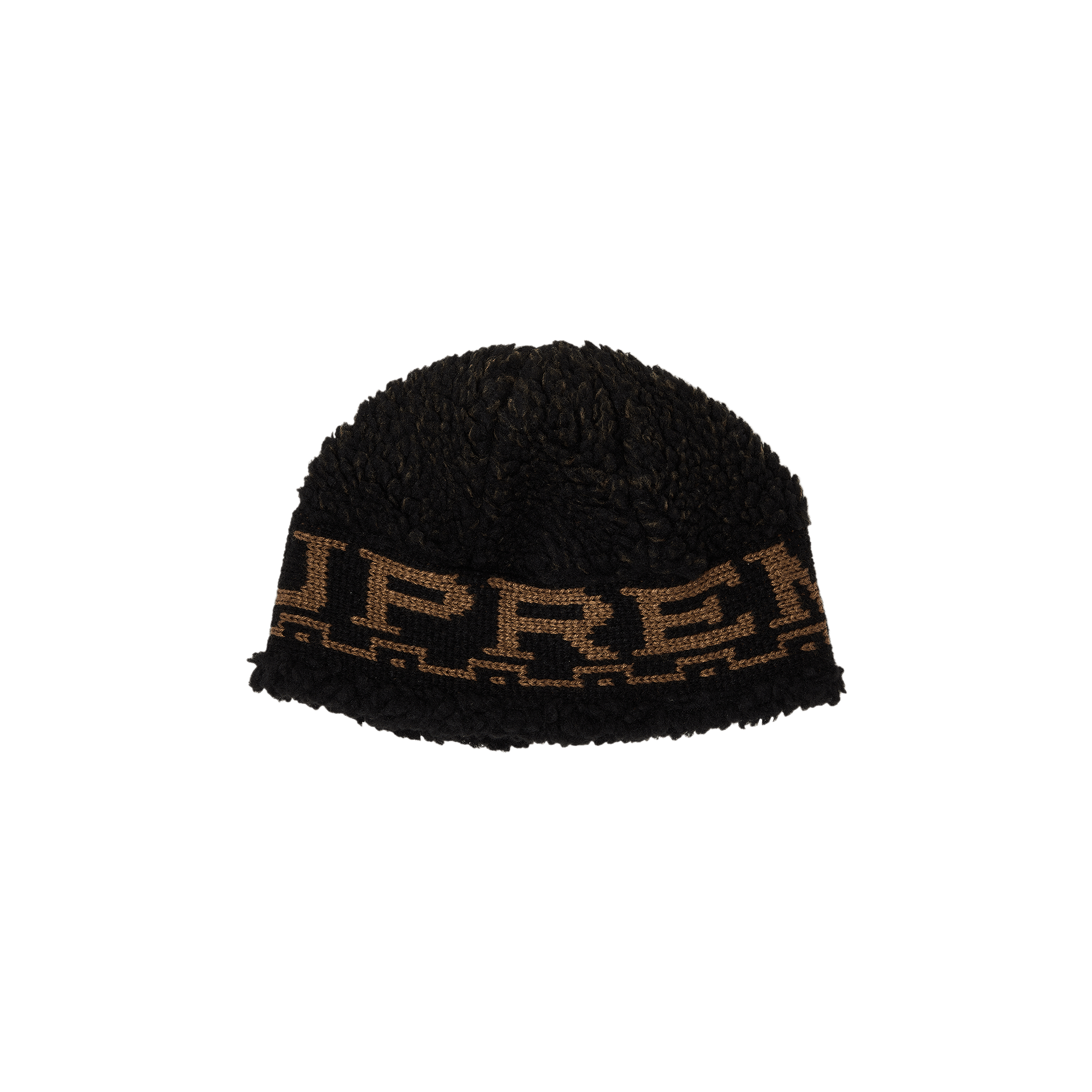 Supreme Sherpa Logo Beanie 'Black'