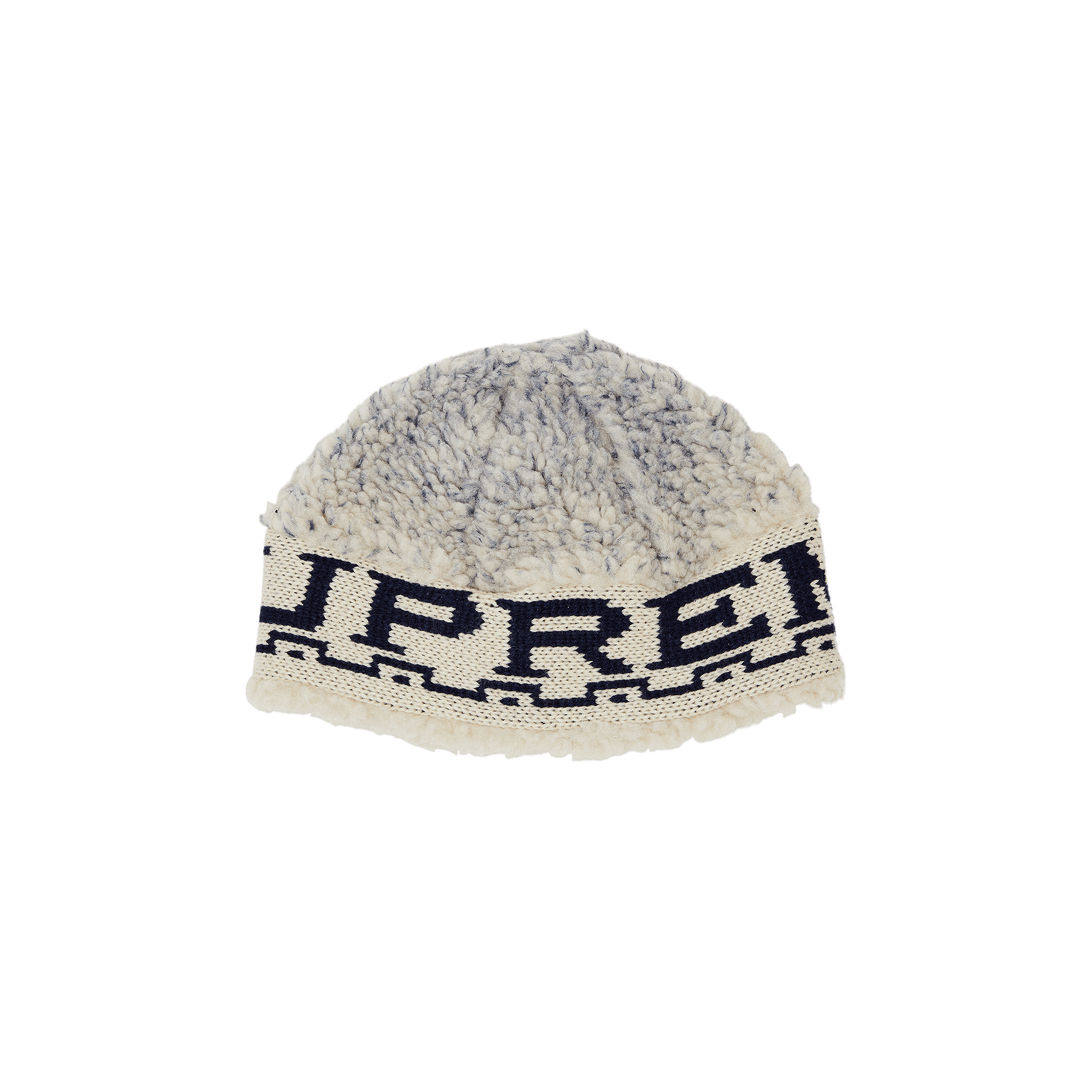 Supreme Sherpa Logo Beanie 'Natural'