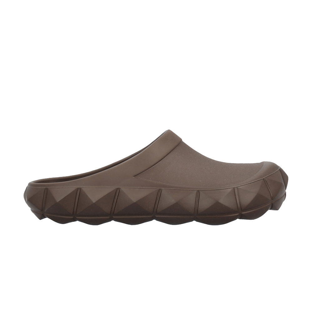 Valentino Roman Stud Turtle Rubber Clog 'Fondant'