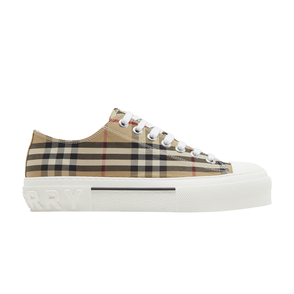 Burberry Check Cotton Sneakers 'Archive Beige'