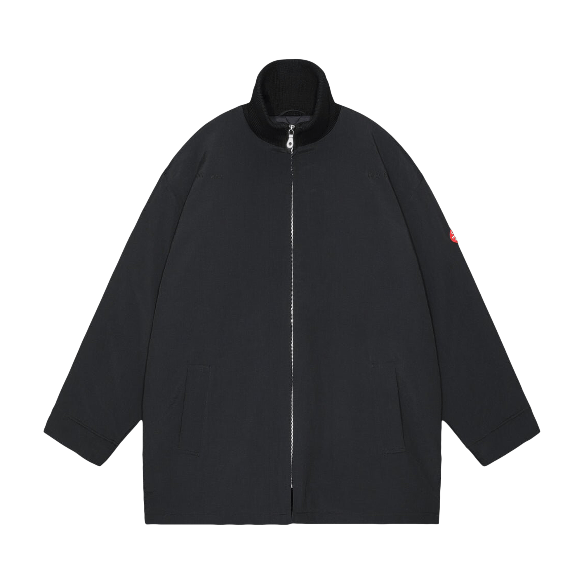 Buy Cav Empt Patched Zip Hood Jacket 'Black' - CES21JK07 BLAC | GOAT