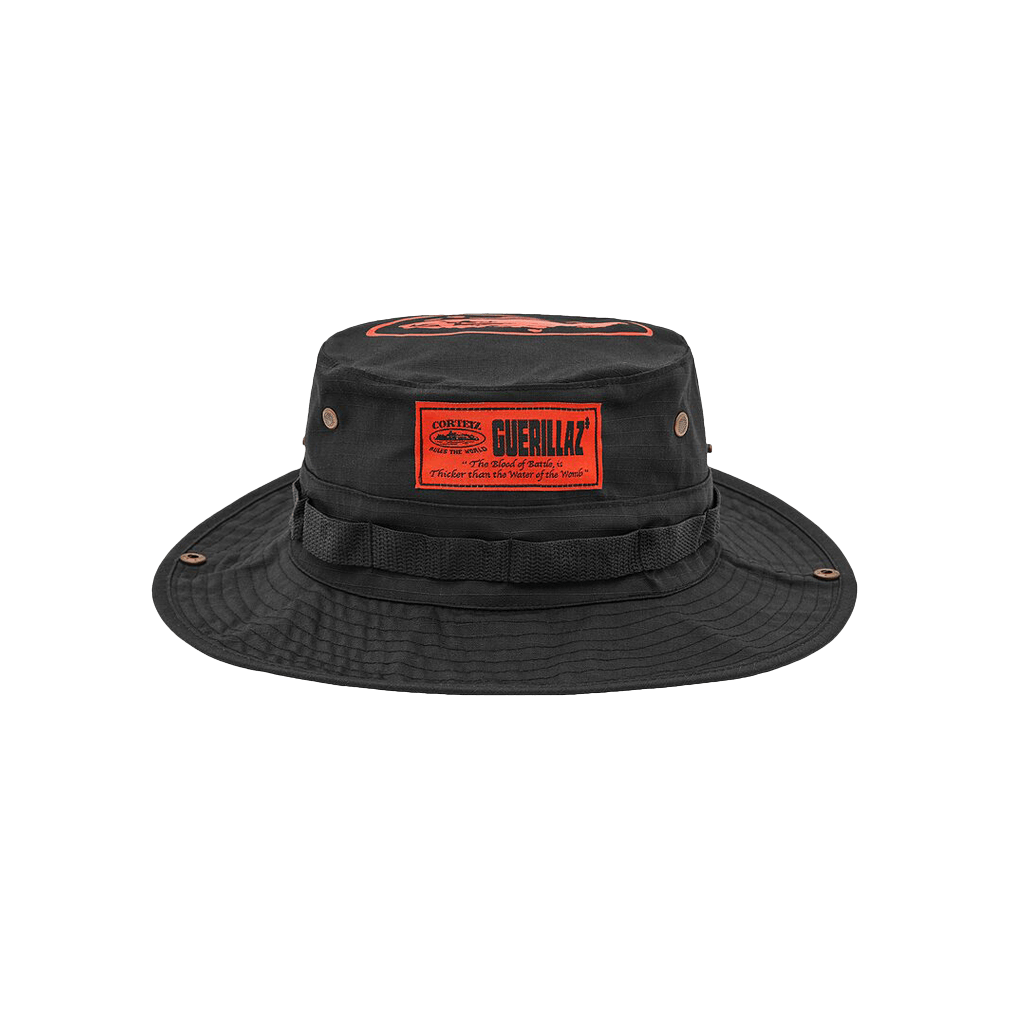 Corteiz Guerillaz* Bucket Hat 'Black/Red'