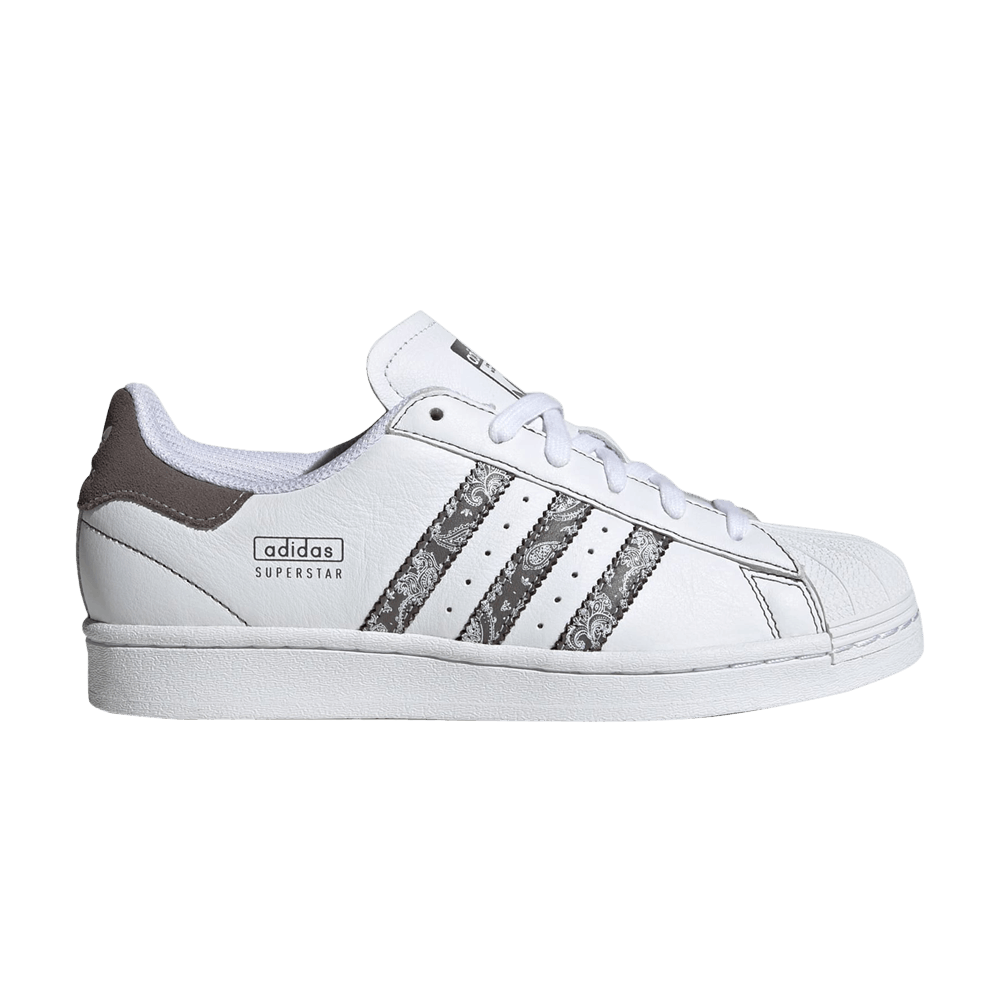 Adidas Wmns Superstar 'White Charcoal Paisley'