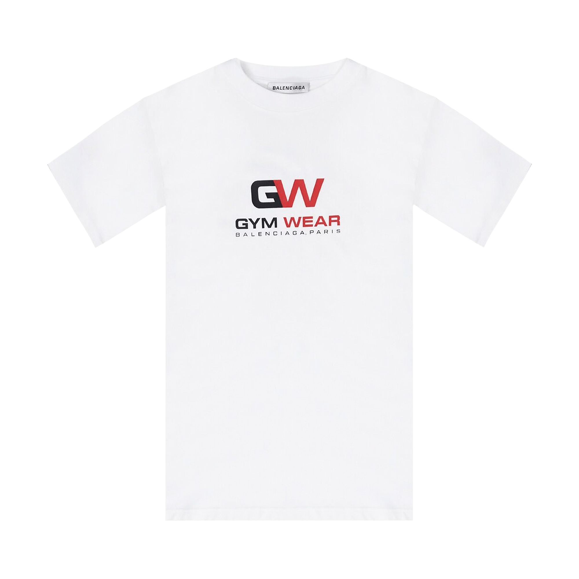 Balenciaga Gym Wear T-Shirt 'White'