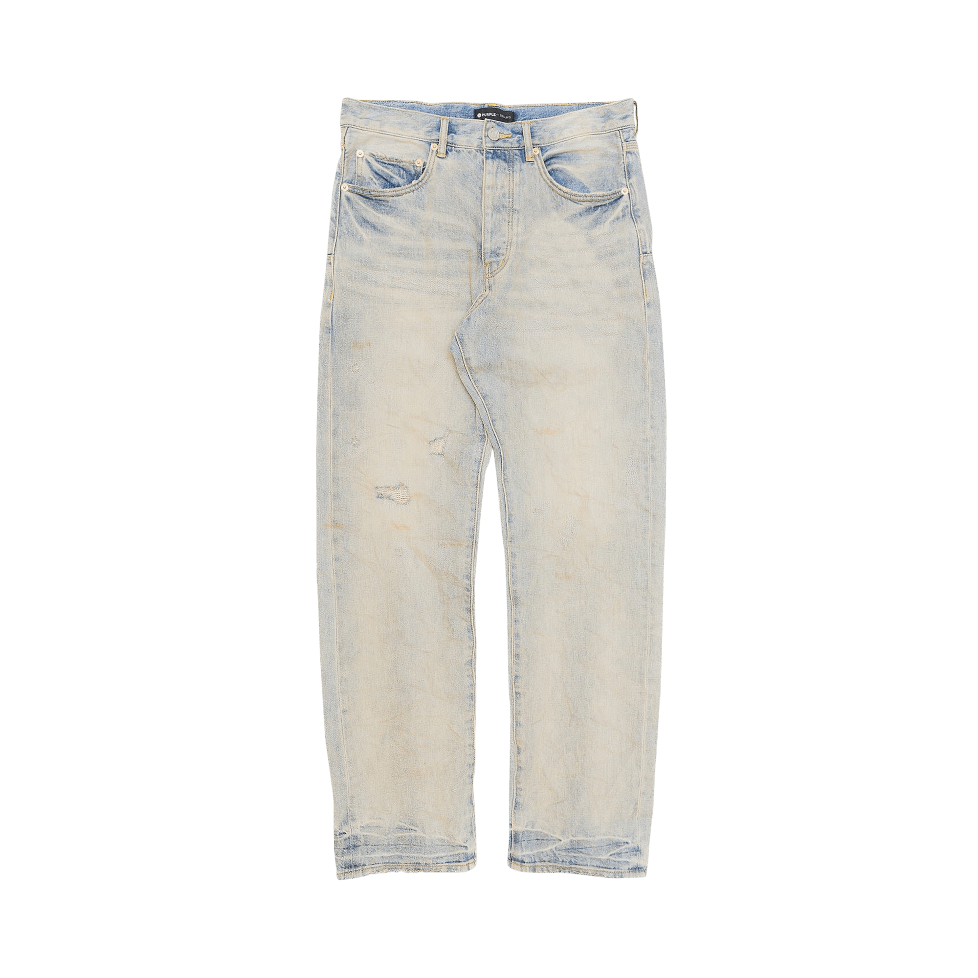 PURPLE BRAND Oil Repair Slim Straight 'Super Light Indigo'