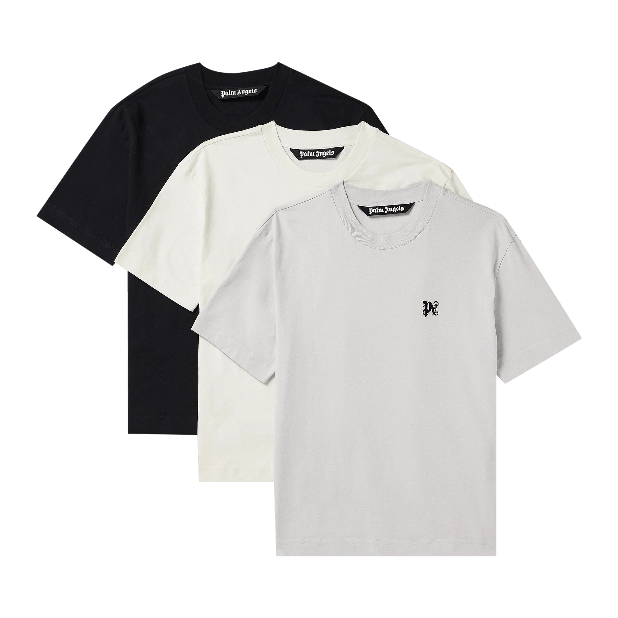 Palm Angels Monogram T-Shirt (3 Pack) 'Multicolor'