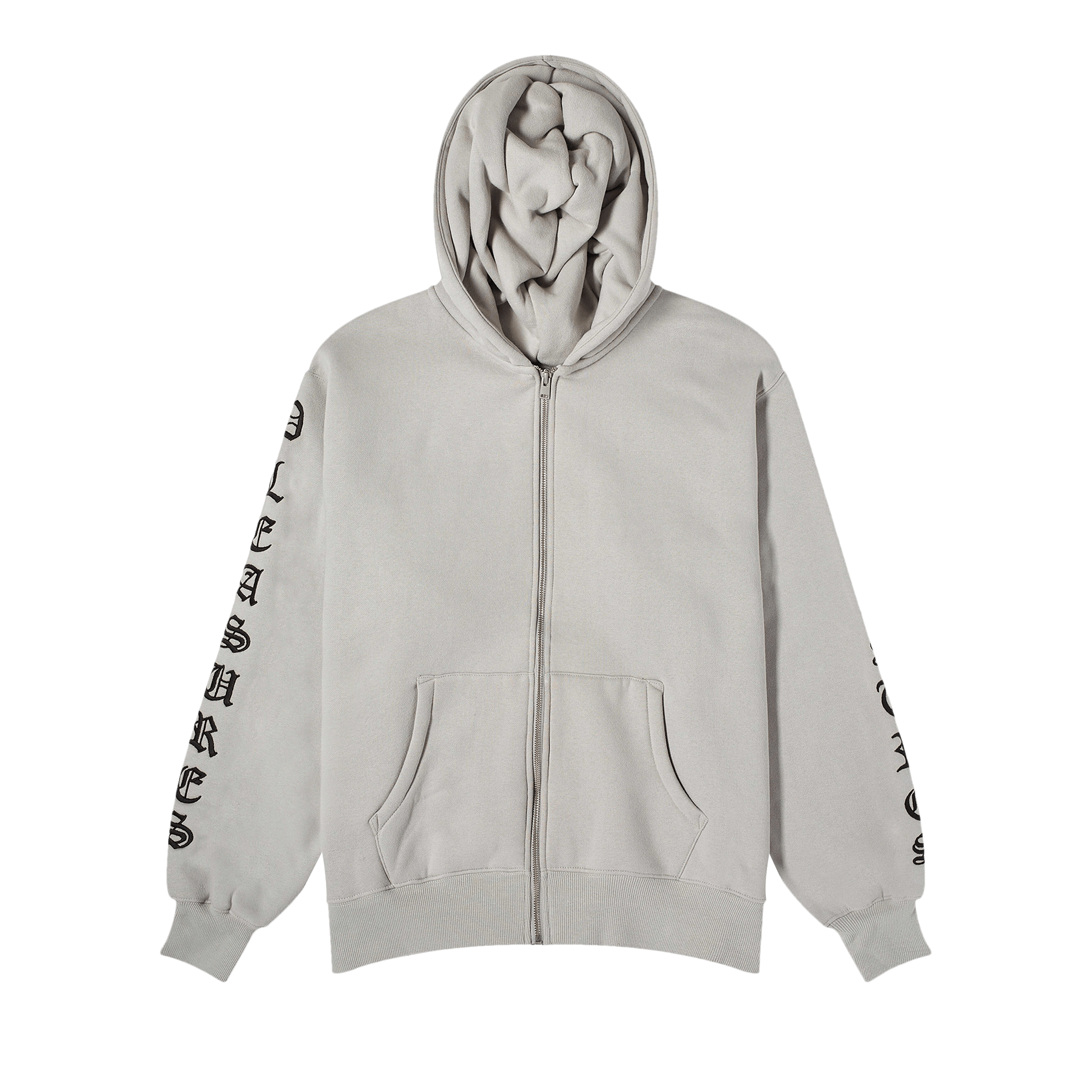 Pleasures Zip Up Hoodie 'Grey'