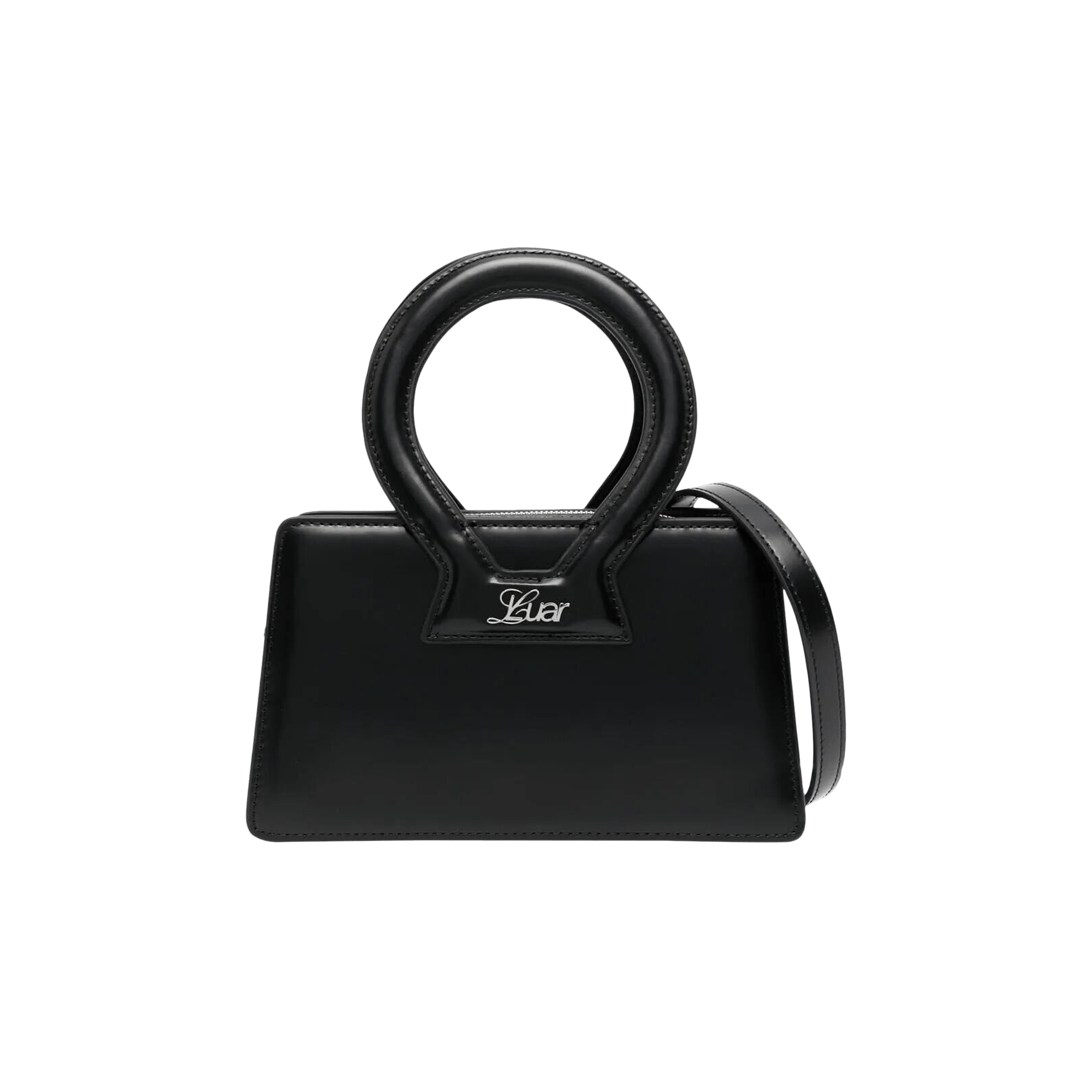 Buy Chrome Hearts Leather Handle Bag 'Black' - 1383 100000806LHB 