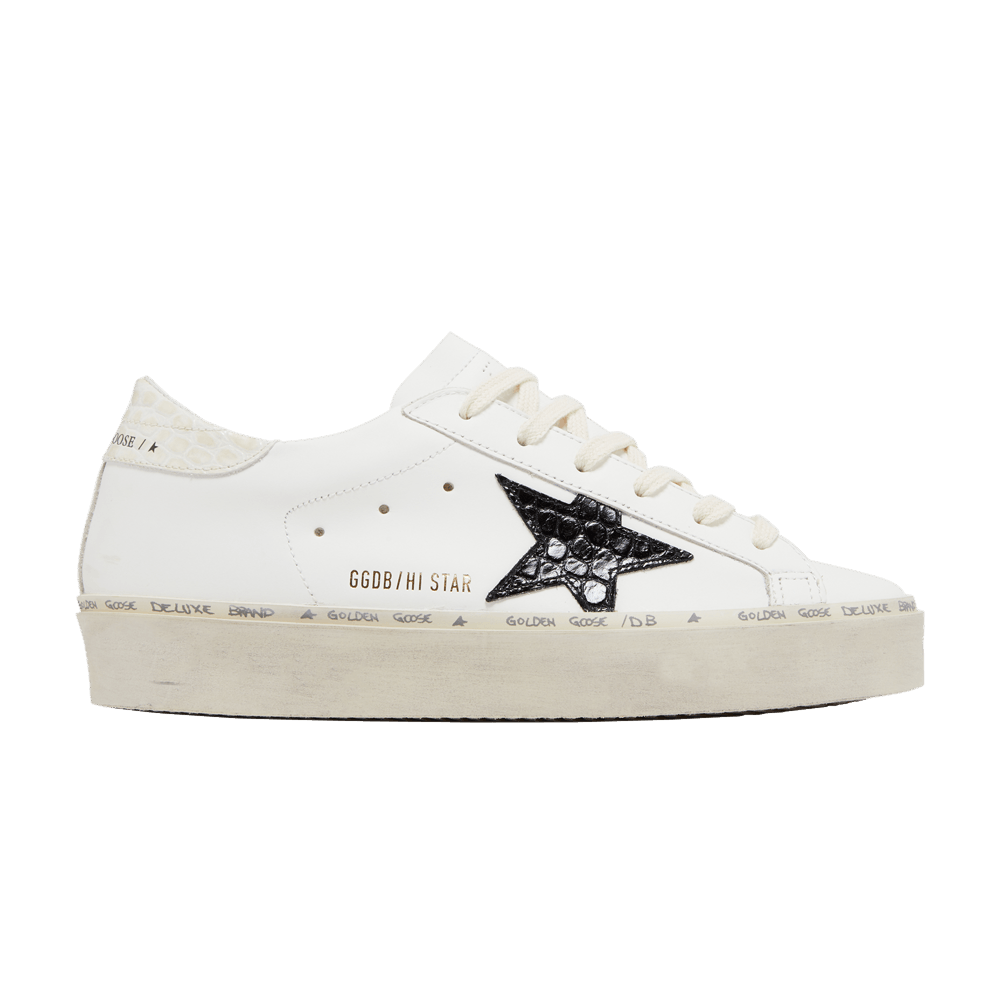 Golden Goose Wmns Hi Star 'White Black Crocodile'