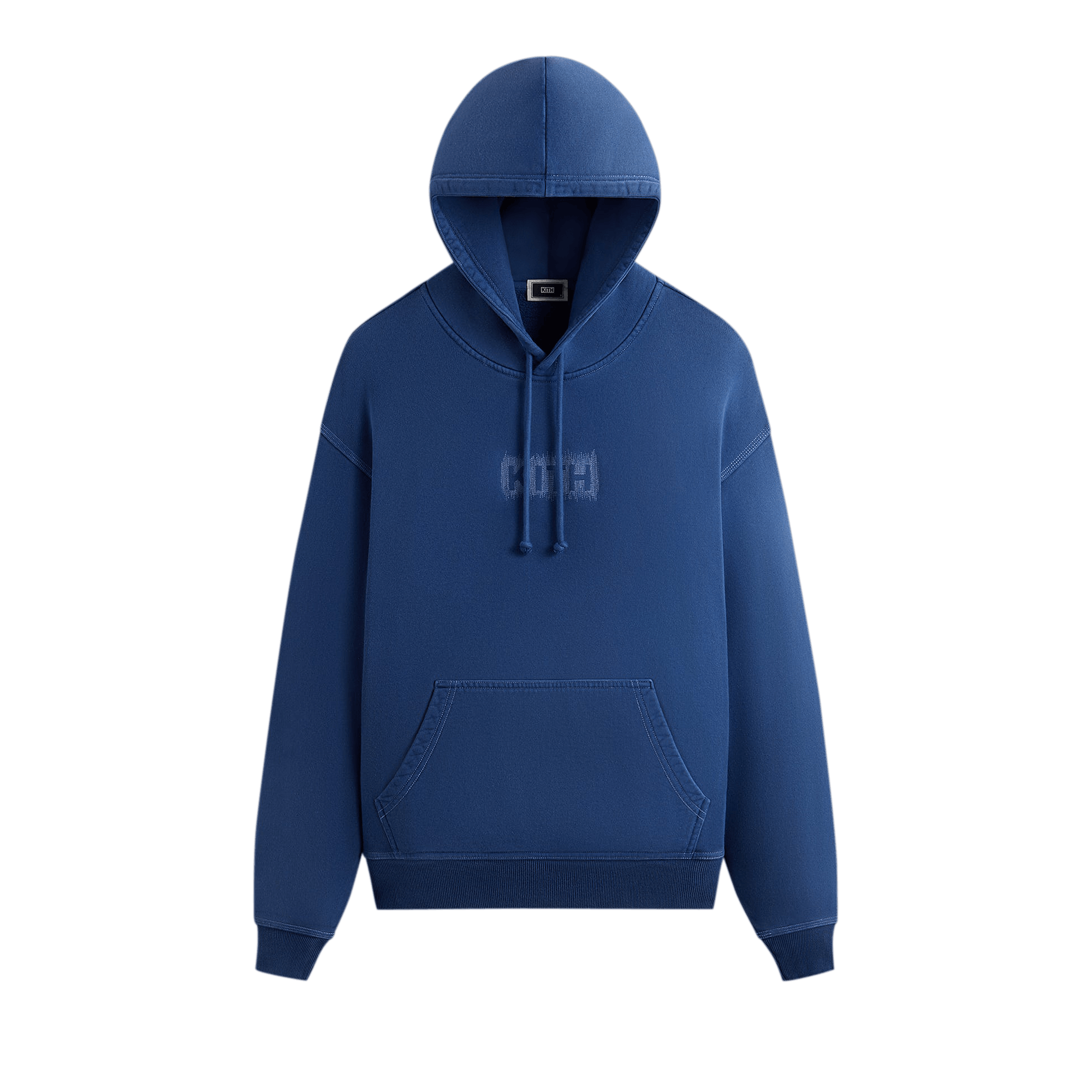 Kith Stitch Classic Logo Nelson Hoodie 'Cyanotype'