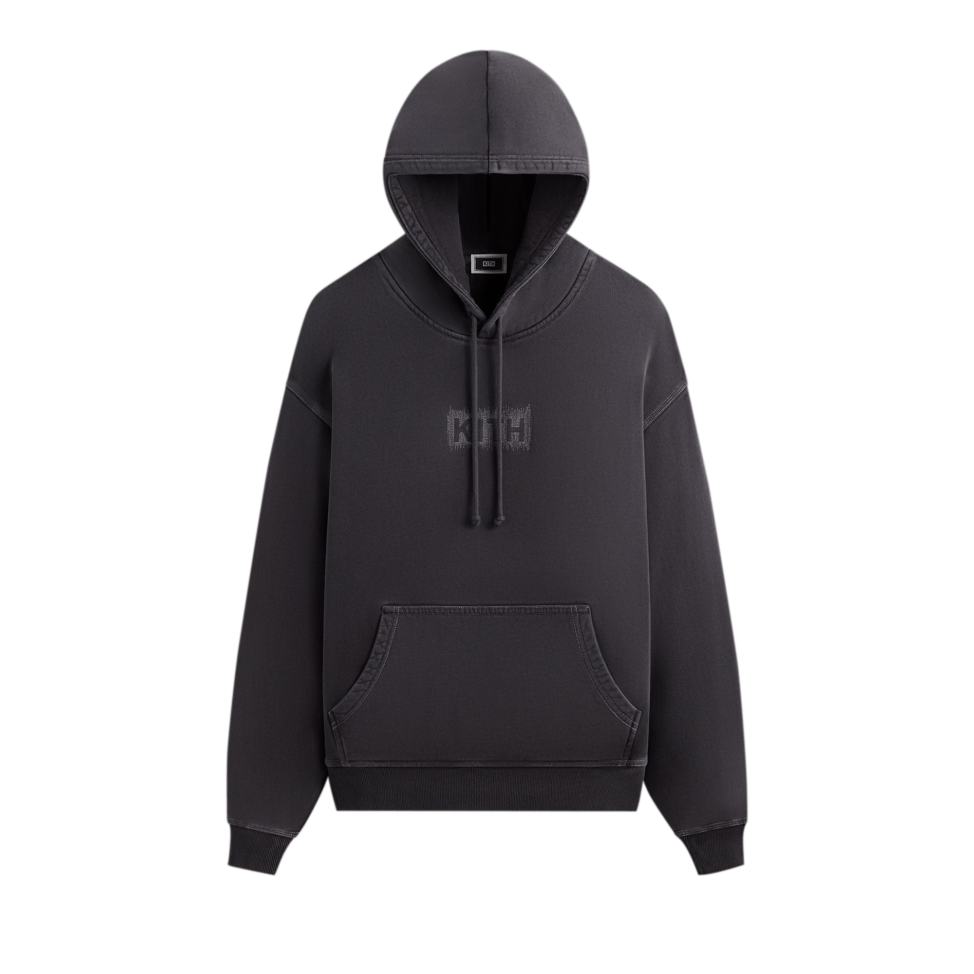Kith Stitch Classic Logo Nelson Hoodie 'Black'