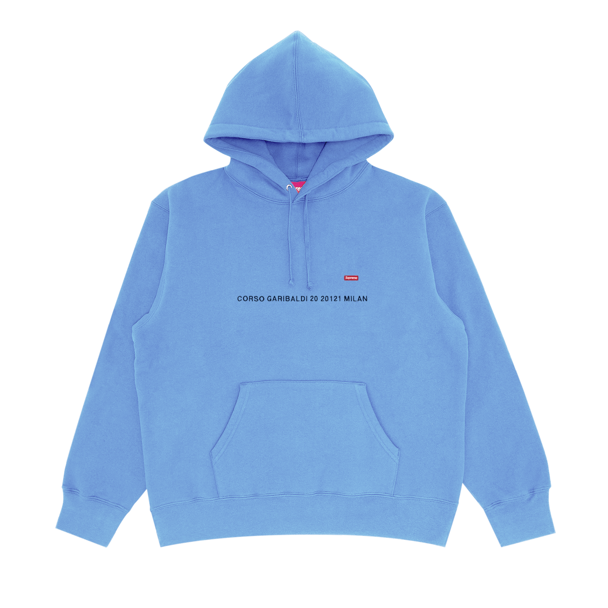 Supreme Shop Small Box Hooded Sweatshirt - Milan 'Pale Blue'
