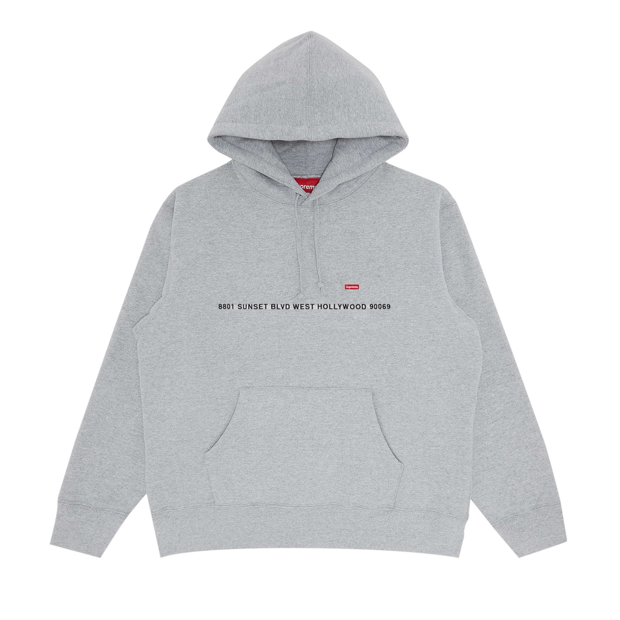 Supreme Shop Small Box Hooded Sweatshirt - Los Angeles 'Heather Grey'