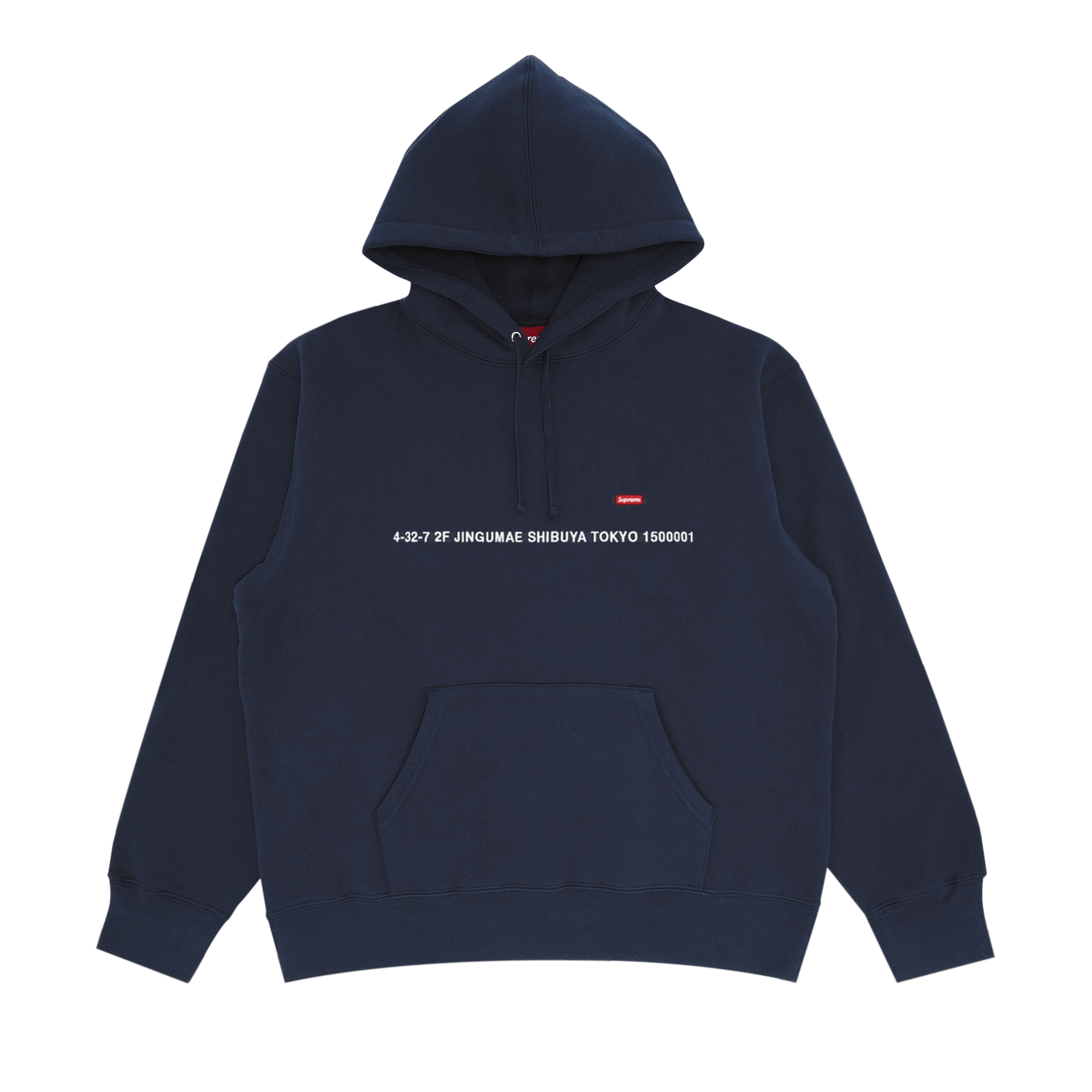 Supreme Shop Small Box Hooded Sweatshirt - Tokyo 'Navy'