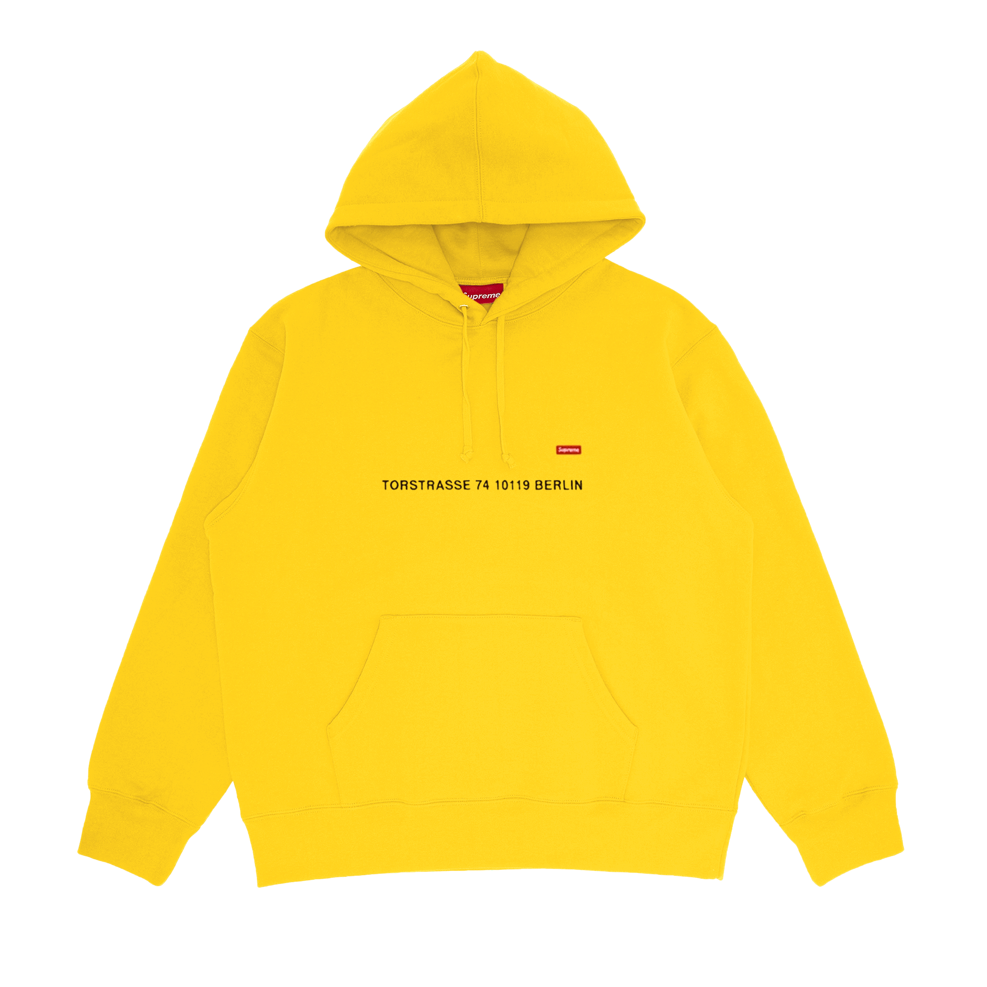 Supreme Shop Small Box Hooded Sweatshirt - Berlin 'Yellow'