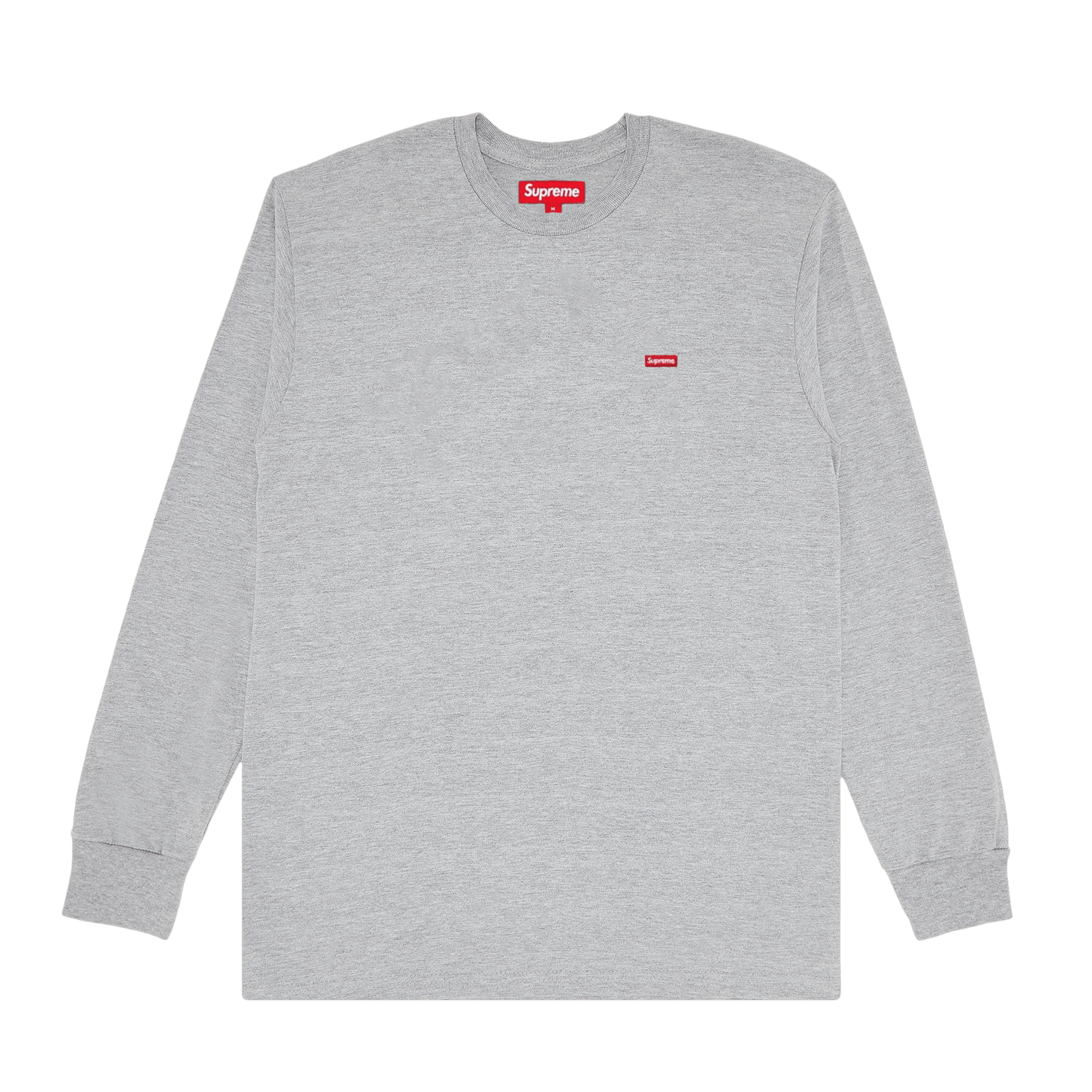Supreme Small Box Long-Sleeve Tee 'Heather Grey'