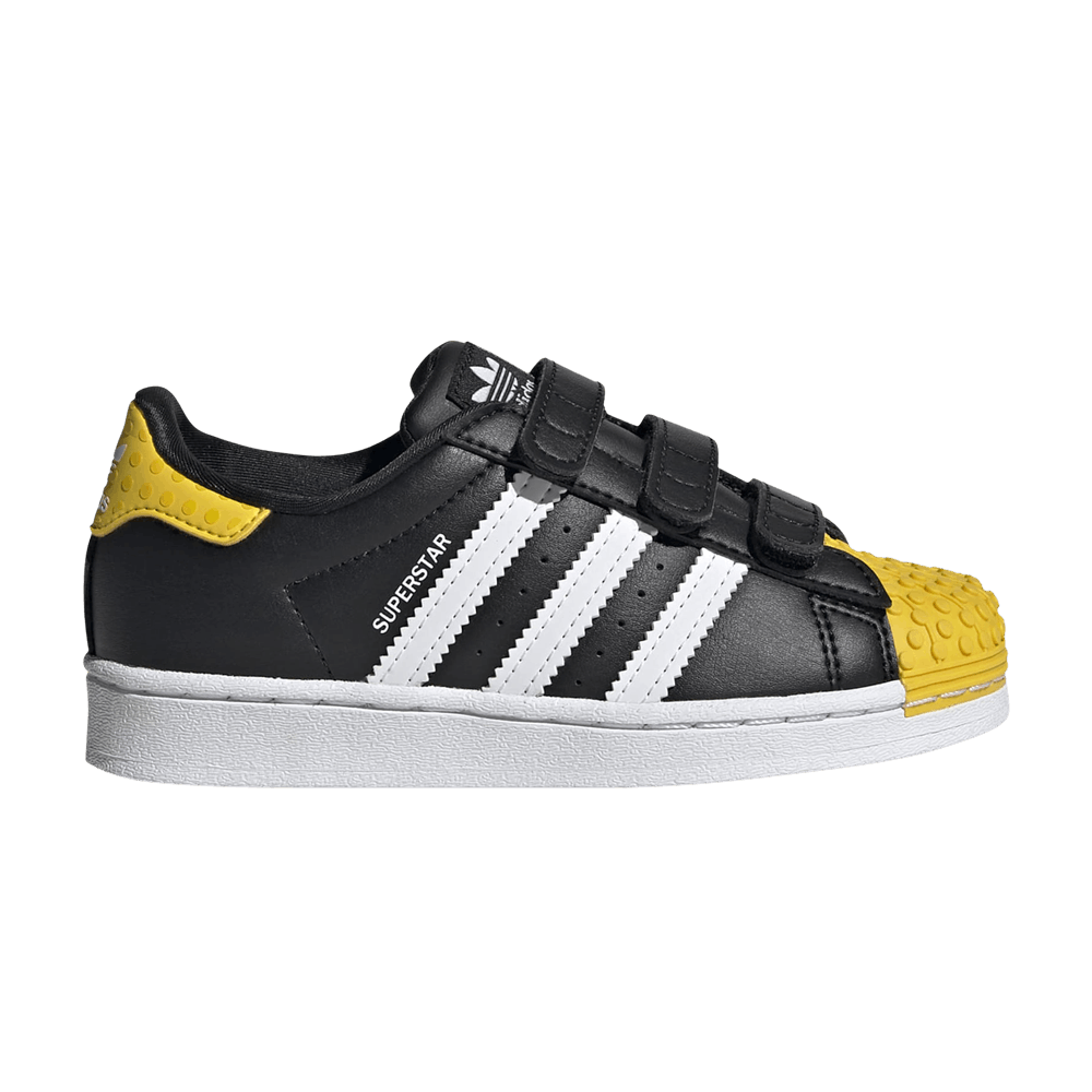 LEGO x adidas Superstar CF C 'Core Black Yellow'
