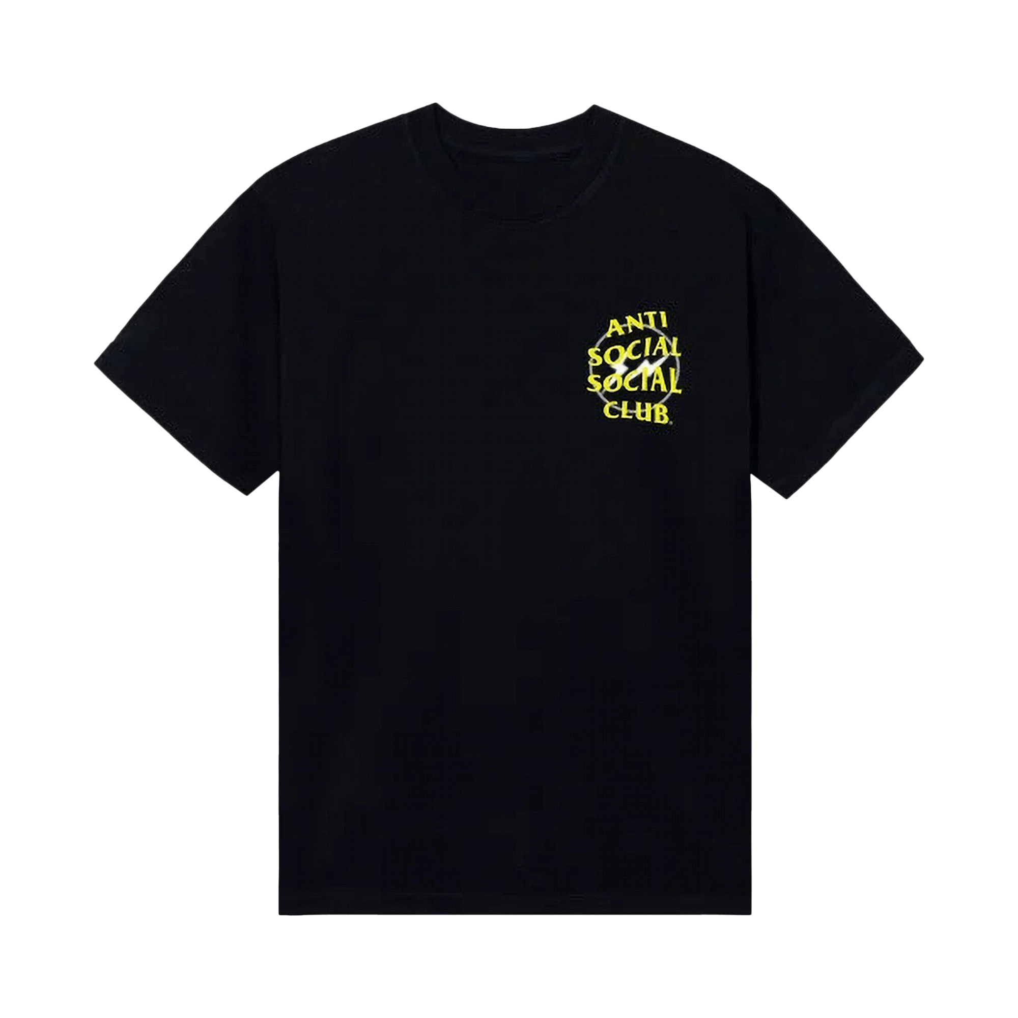Anti Social Social Club x Fragment Half Tone Tee 'Black/Yellow'