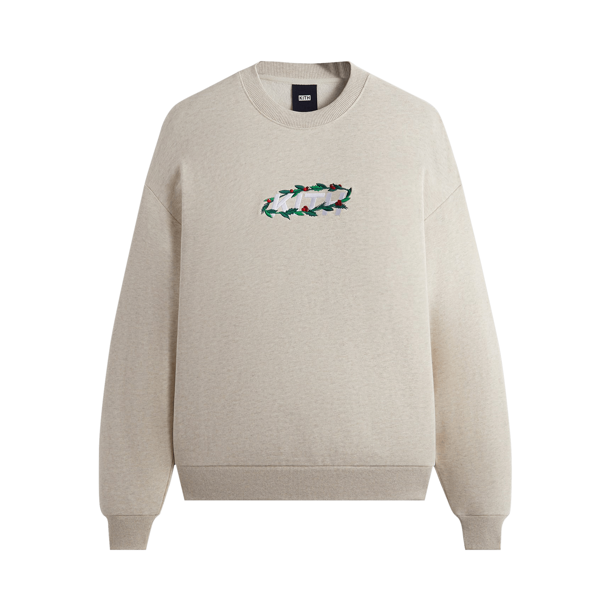 Kith Wreath Orbit Nelson Crewneck 'Sandy Heather'