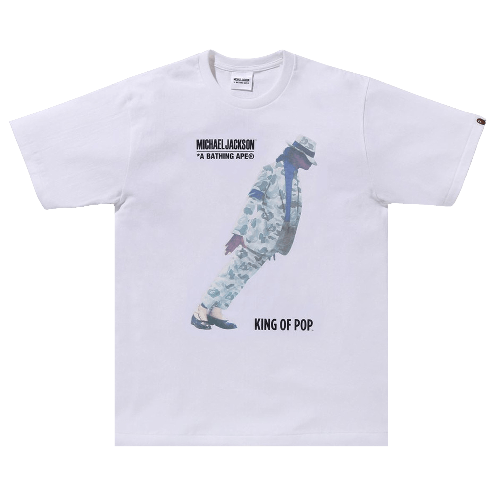 BAPE x Michael Jackson Tee 'White'
