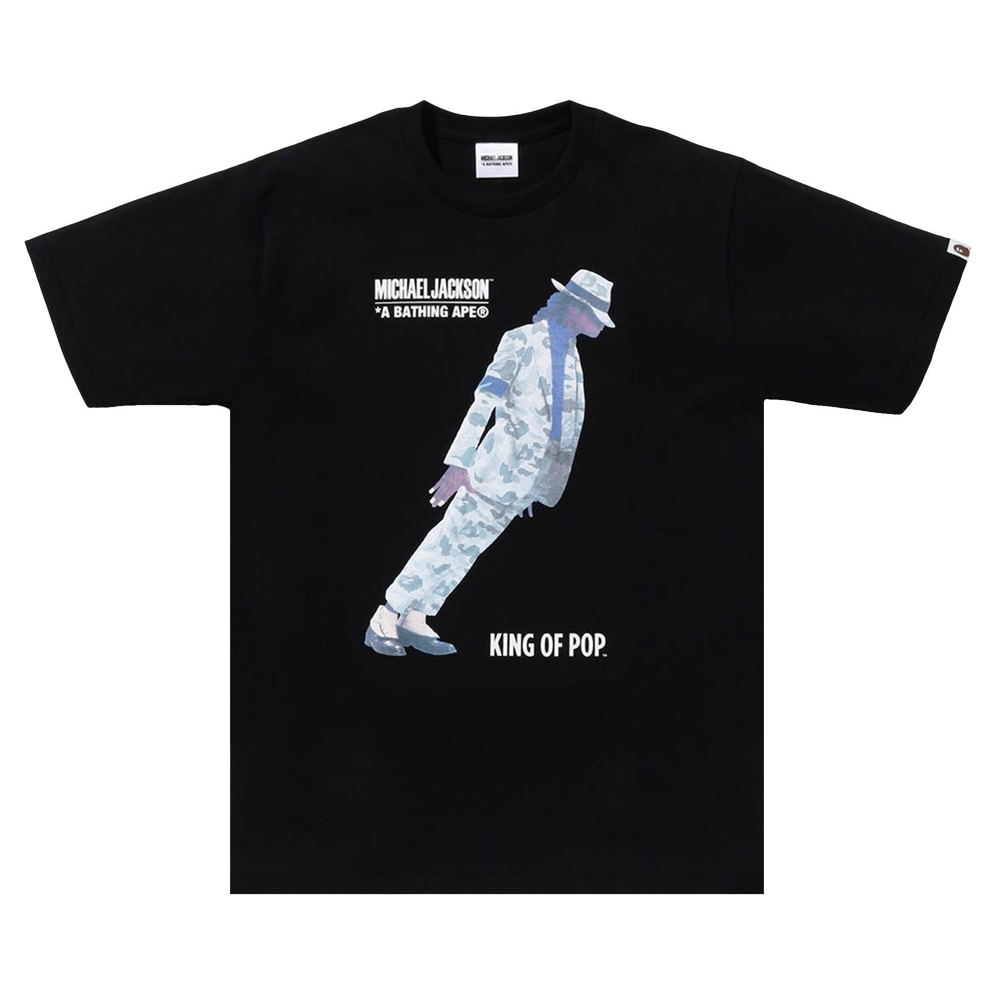 BAPE x Michael Jackson Tee 'Black'