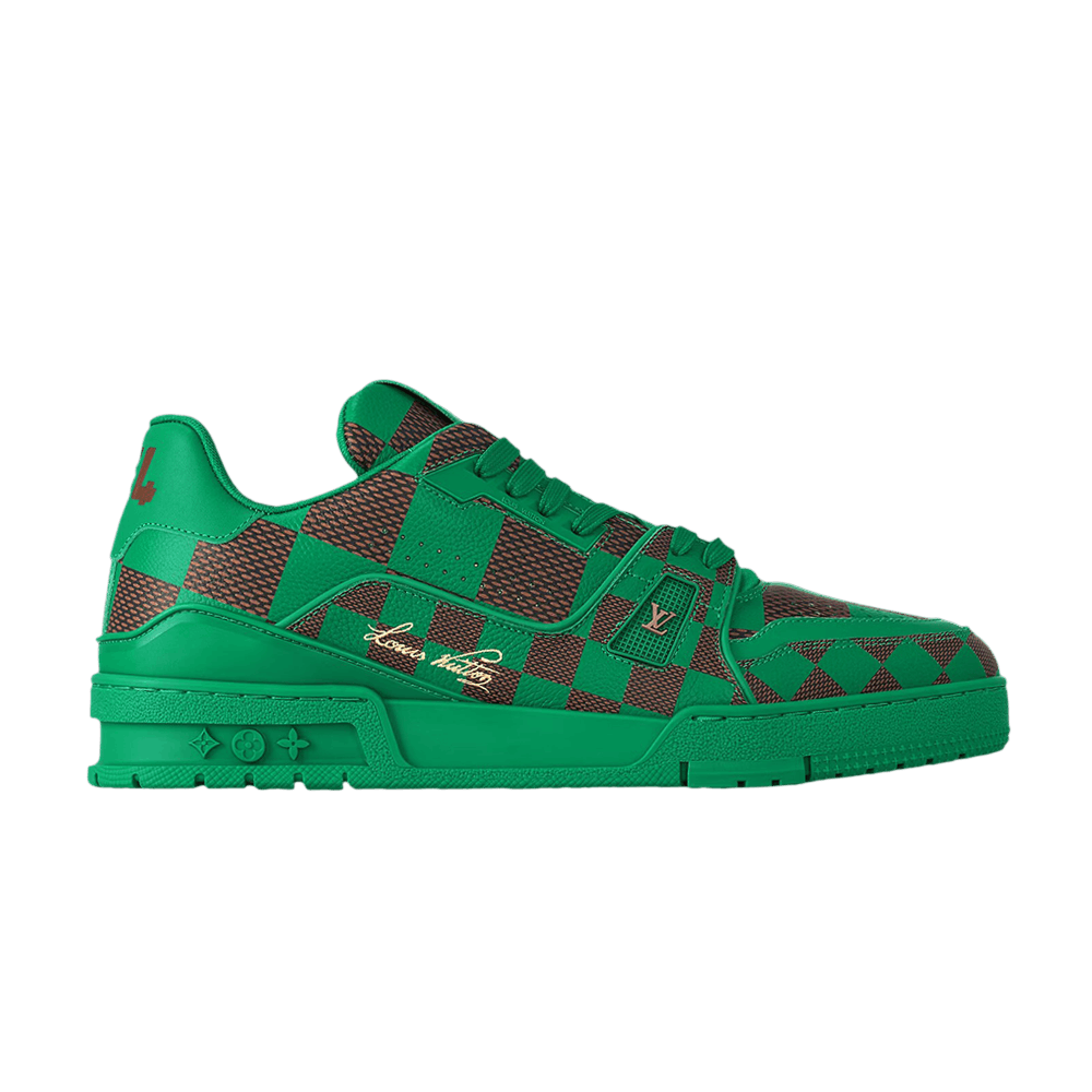 Louis Vuitton LV Trainer Sneaker Damier Pop Green