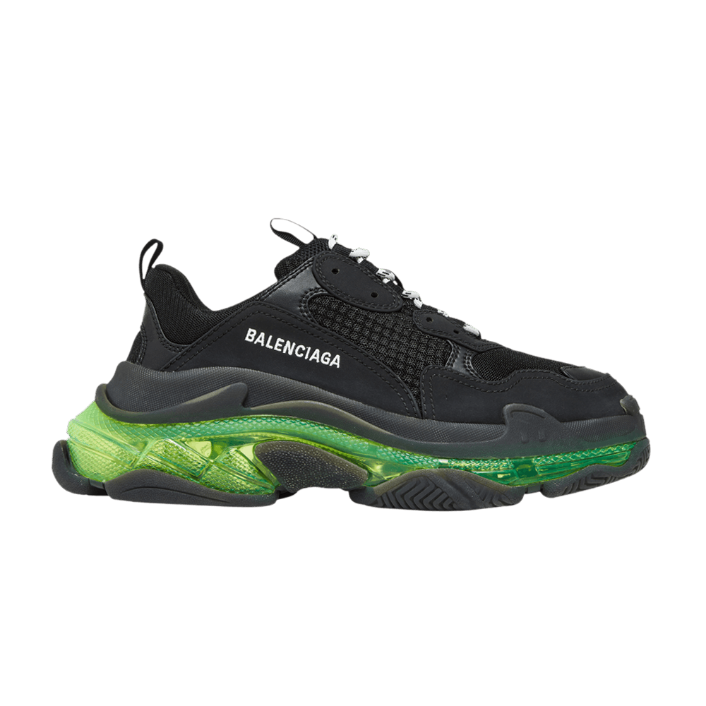 Balenciaga Wmns Triple S 'Black Yellow Fluo'