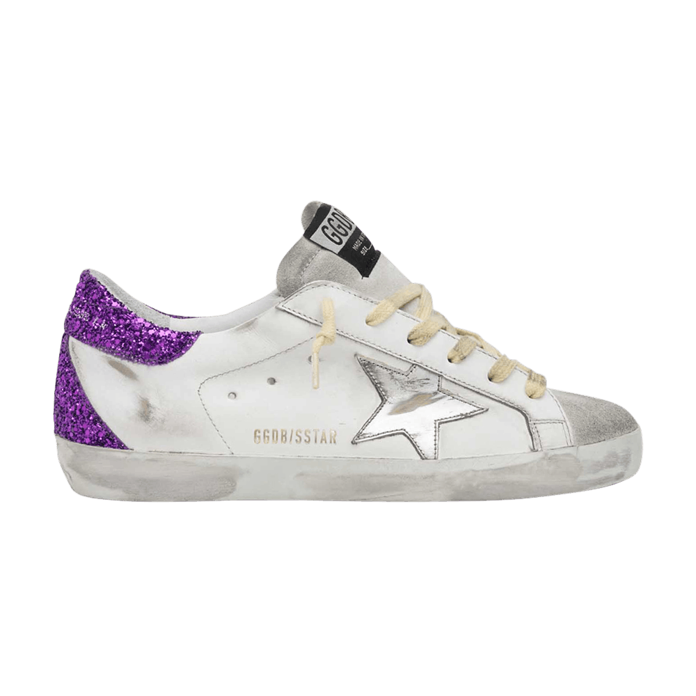 Golden Goose Wmns Superstar 'Glitter - White Purple'