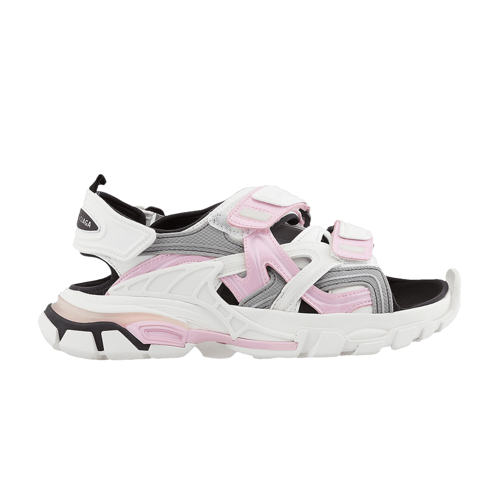 Balenciaga Wmns Track Sandal 'White Pink Grey'