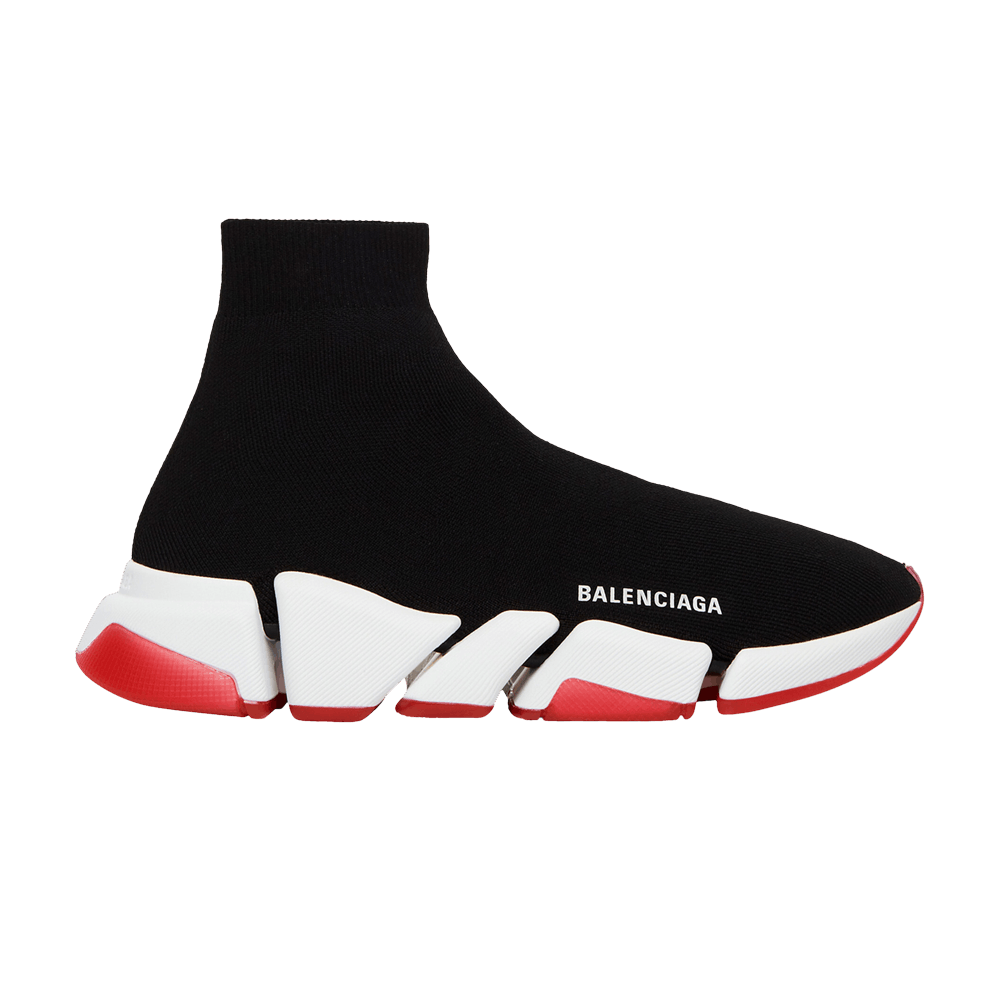 Balenciaga Wmns Speed 2.0 Sneaker 'Black White Red'