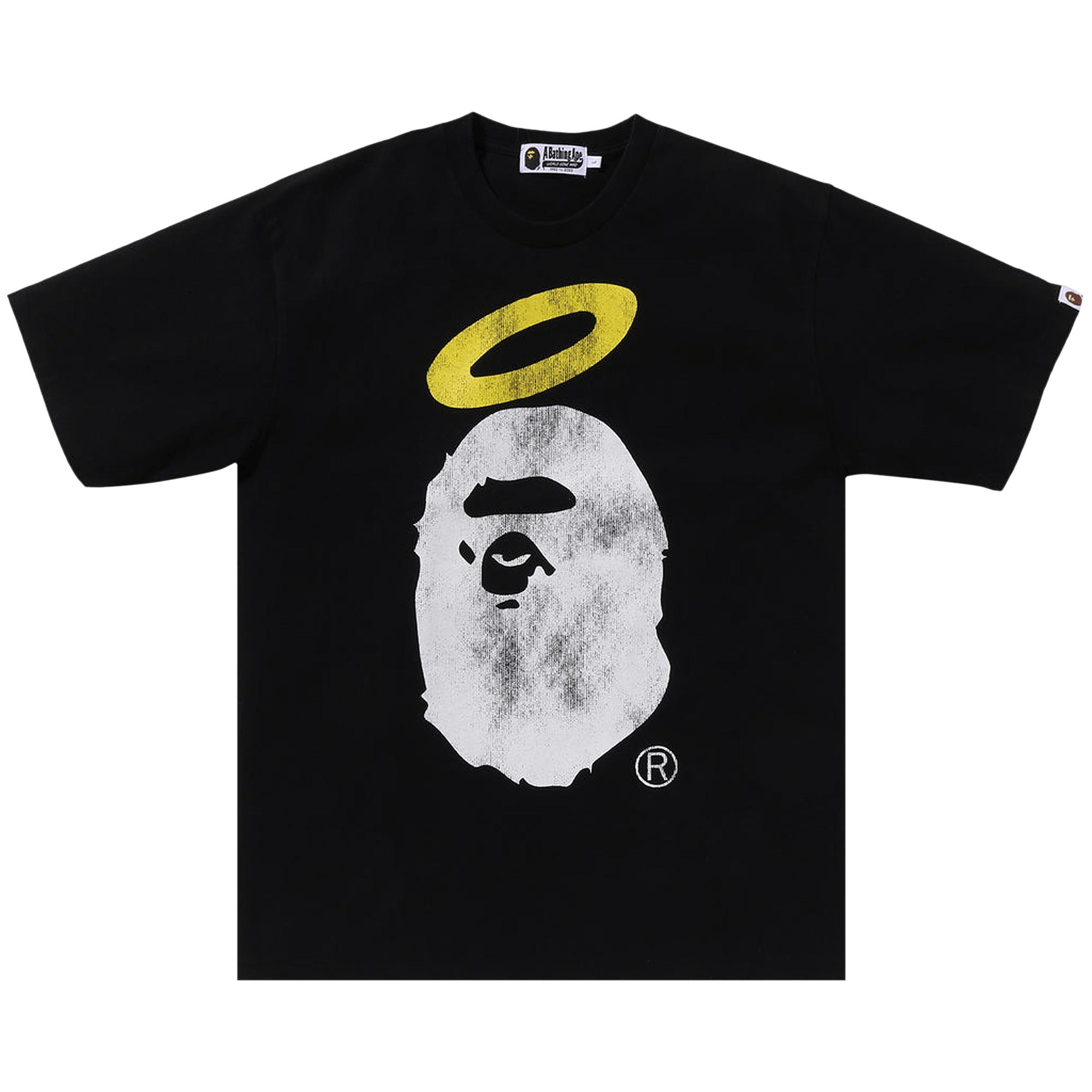 BAPE x Union Pigment Dyed Ape Head Tee 'Black'