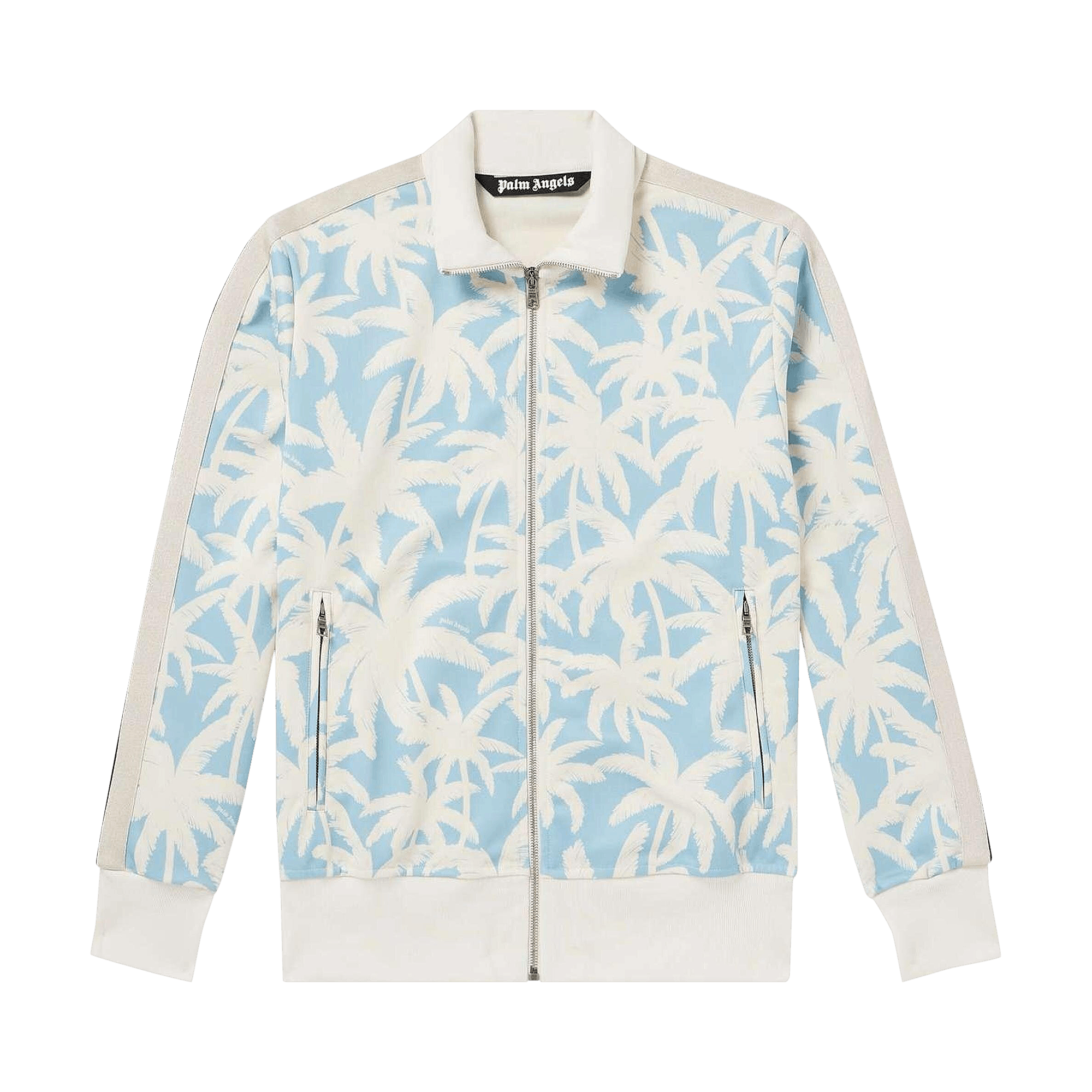 Palm Angels Palms All Over Track Jacket 'Light Blue/Off White'