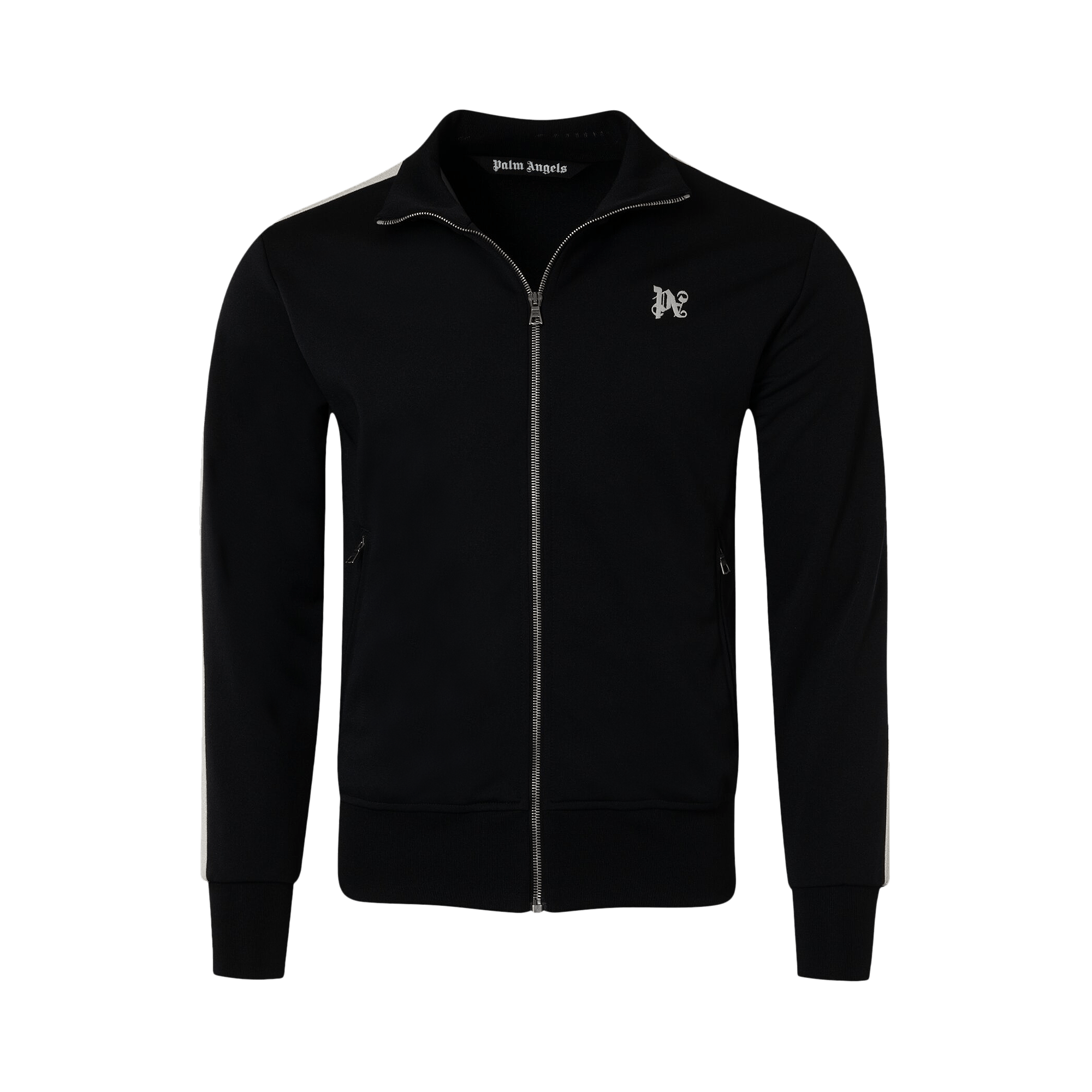 Palm Angels Monogram Track Jacket 'Black/Off White'