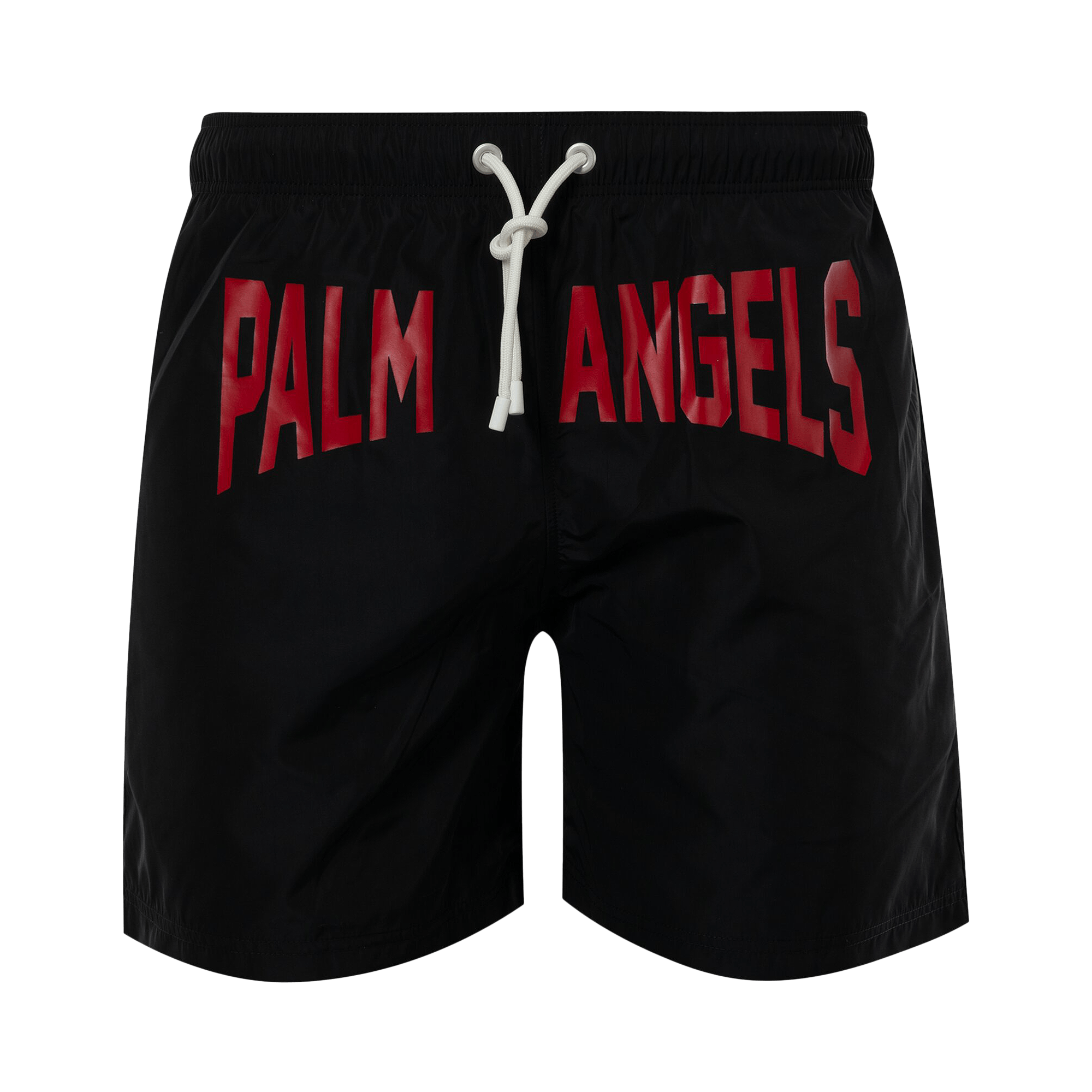 Palm Angels City Swim Shorts 'Black/Red'