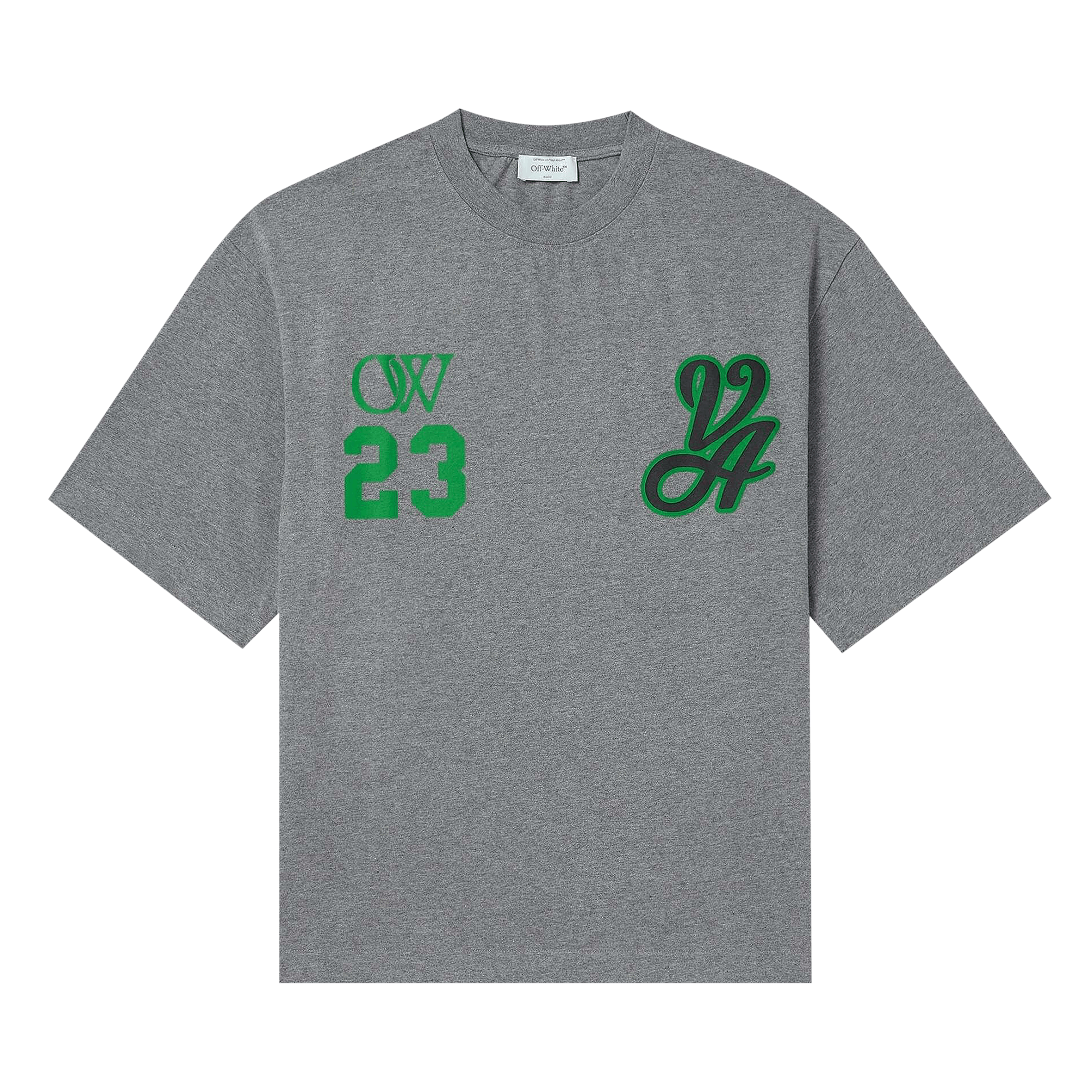 Off-White 23 Varsity Skate Short-Sleeve Tee 'Melange Grey'
