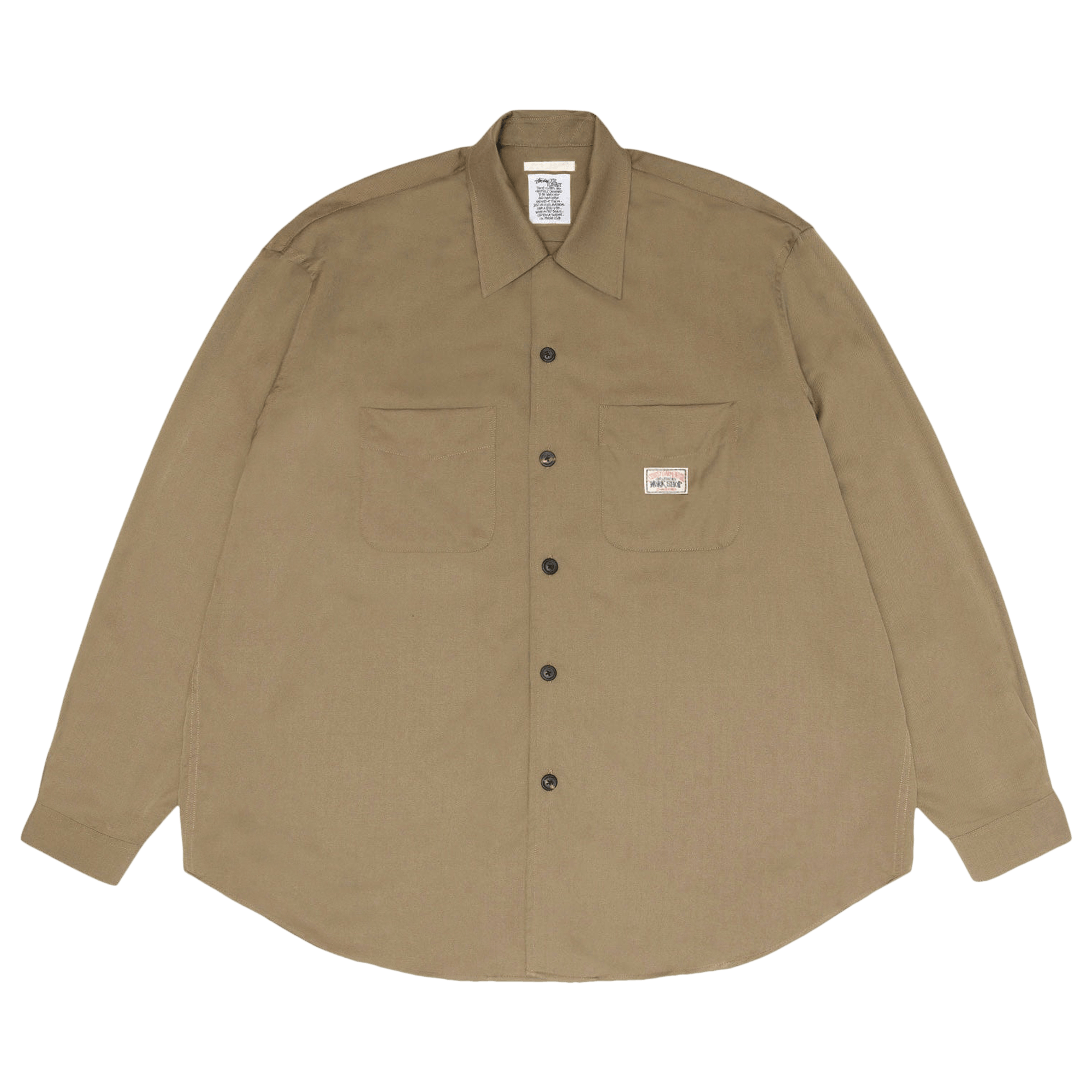 Stussy x Our Legacy Work Shop Rocco Shirt 'Olive Drab Wool'