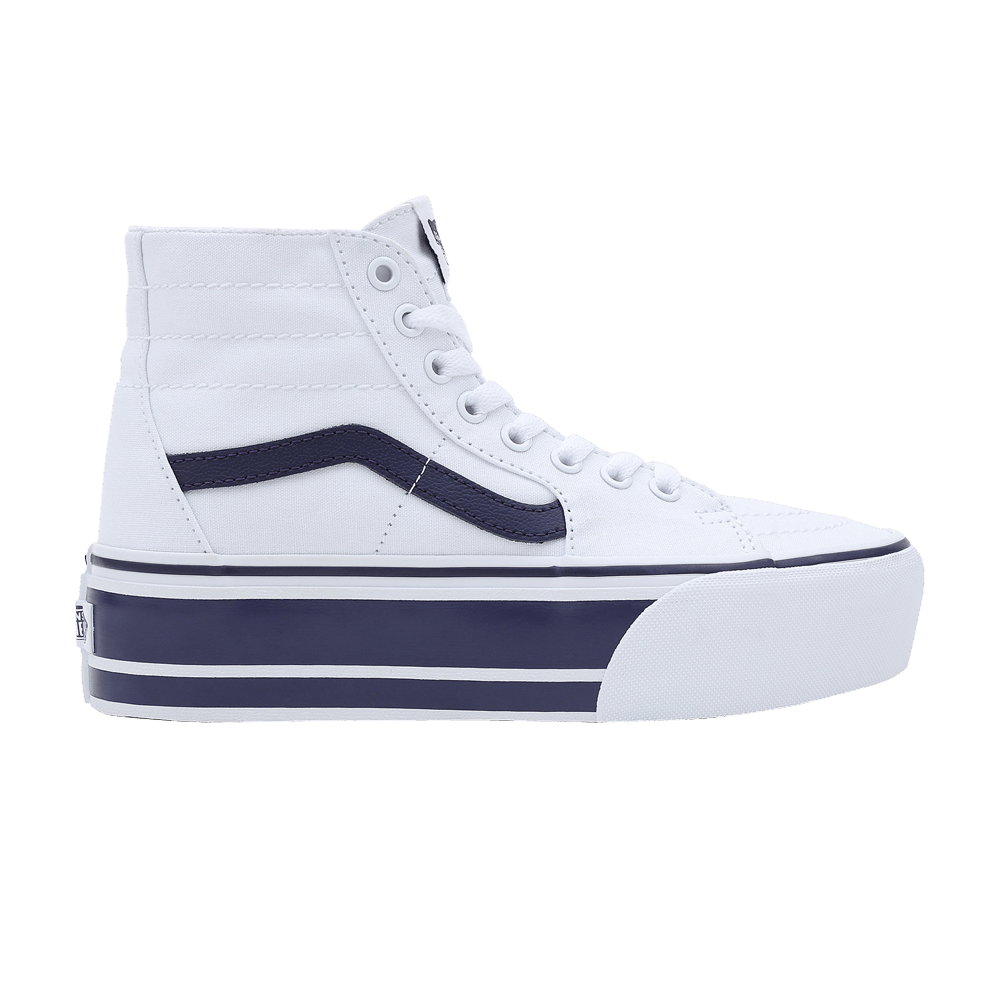Vans Sk8-Hi Tapered Stackform 'Sport Stripes - True White Navy'