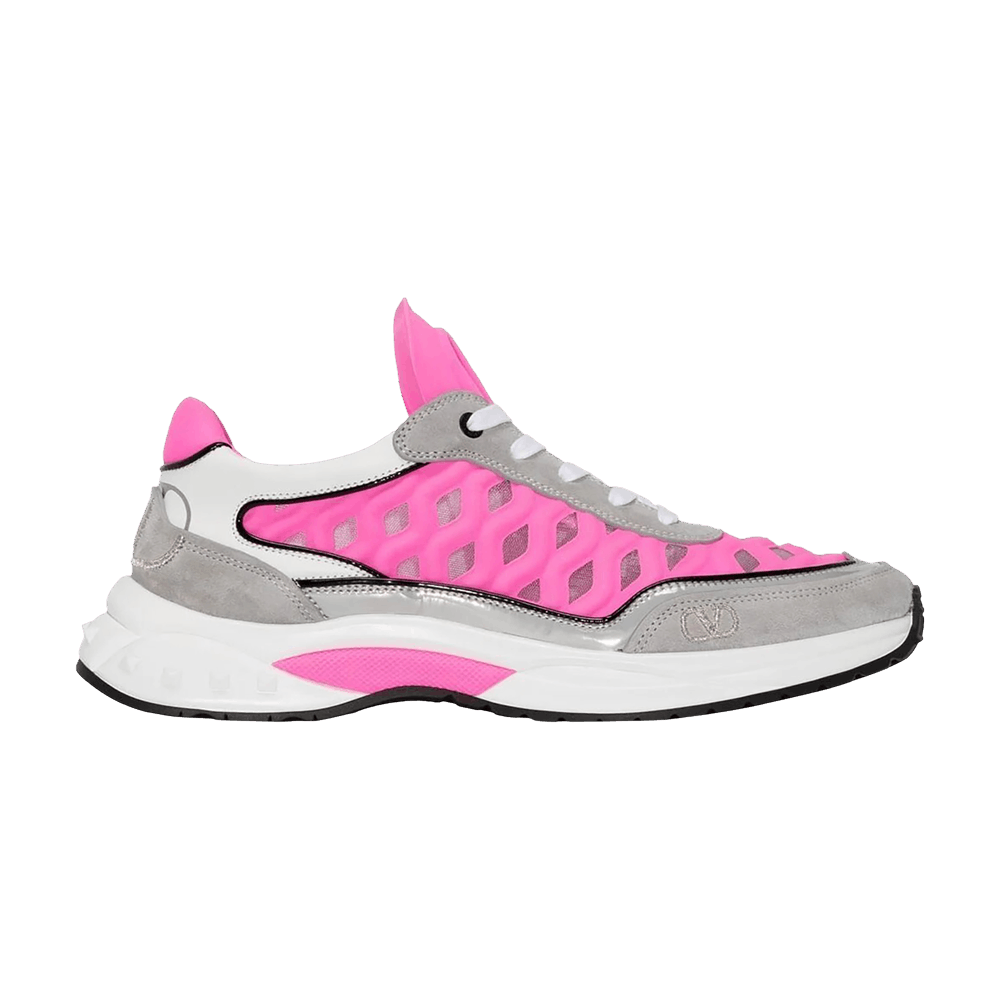 Valentino Wmns Ready Go Runner 'Grey Bright Pink'