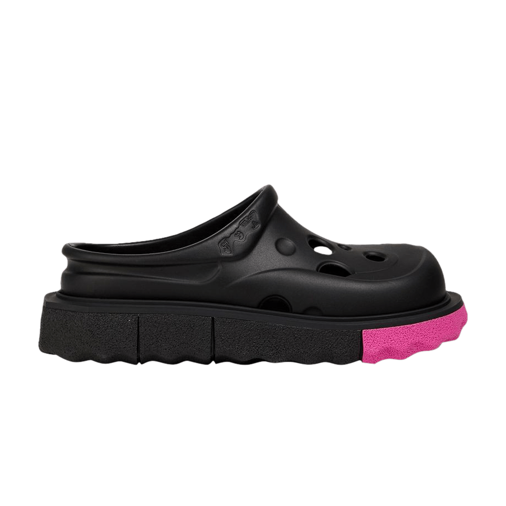 Off-White Wmns Sponge Meteor Clog 'Black Fuchsia'