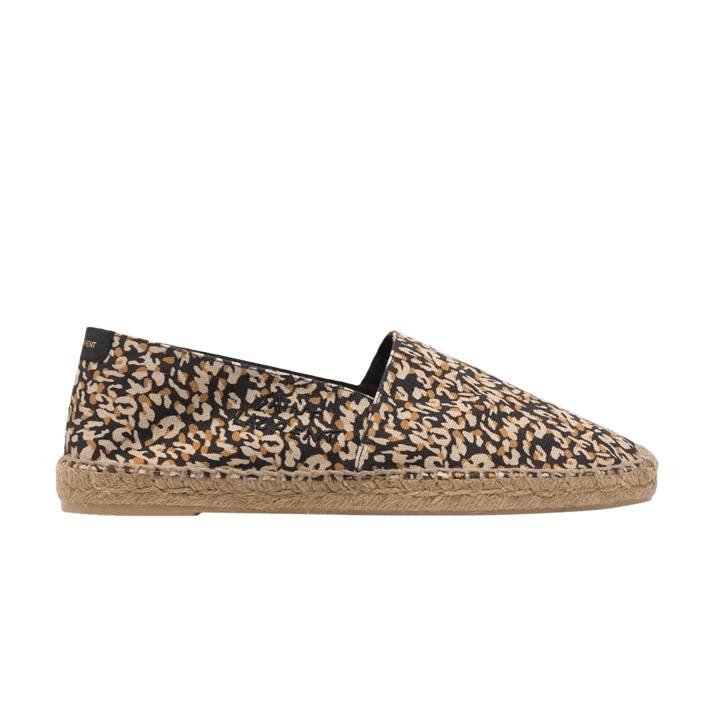 Buy Saint Laurent Embroidered Espadrille 'Natural Beige