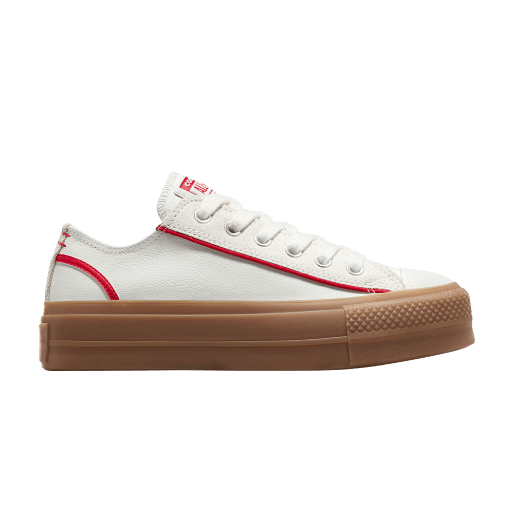 Converse Wmns Chuck Taylor All Star Lift Platform Low 'Egret Red Gum'