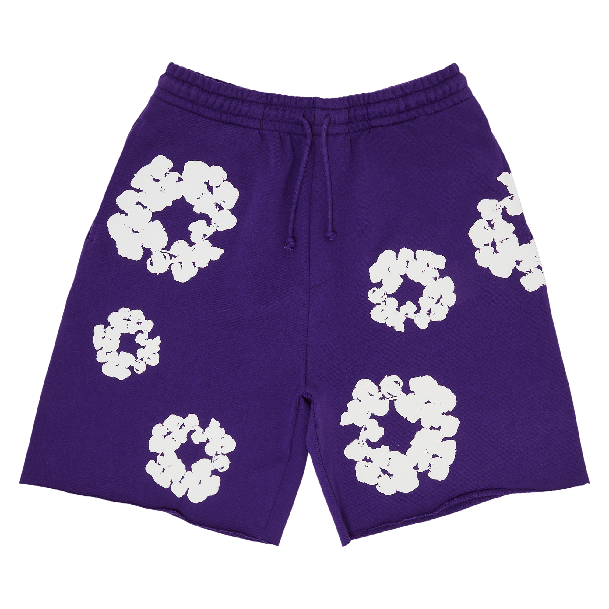Denim Tears The Cotton Wreath Shorts 'Purple'