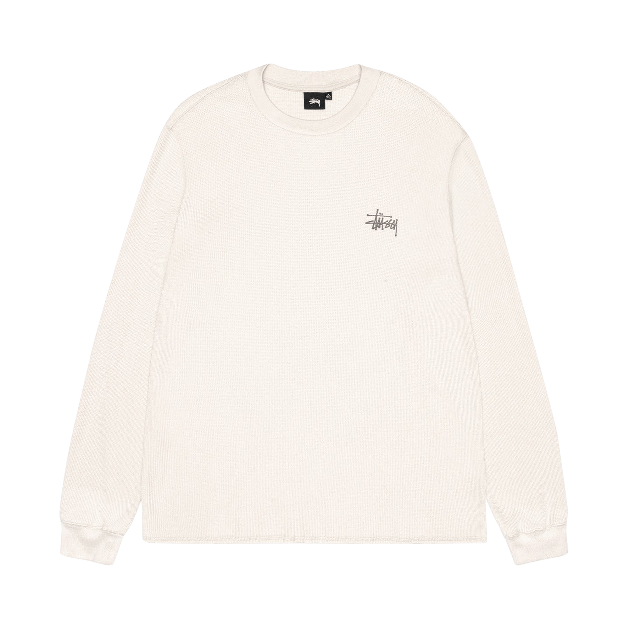 Stussy Basic Stock Long-Sleeve Thermal 'Bone'