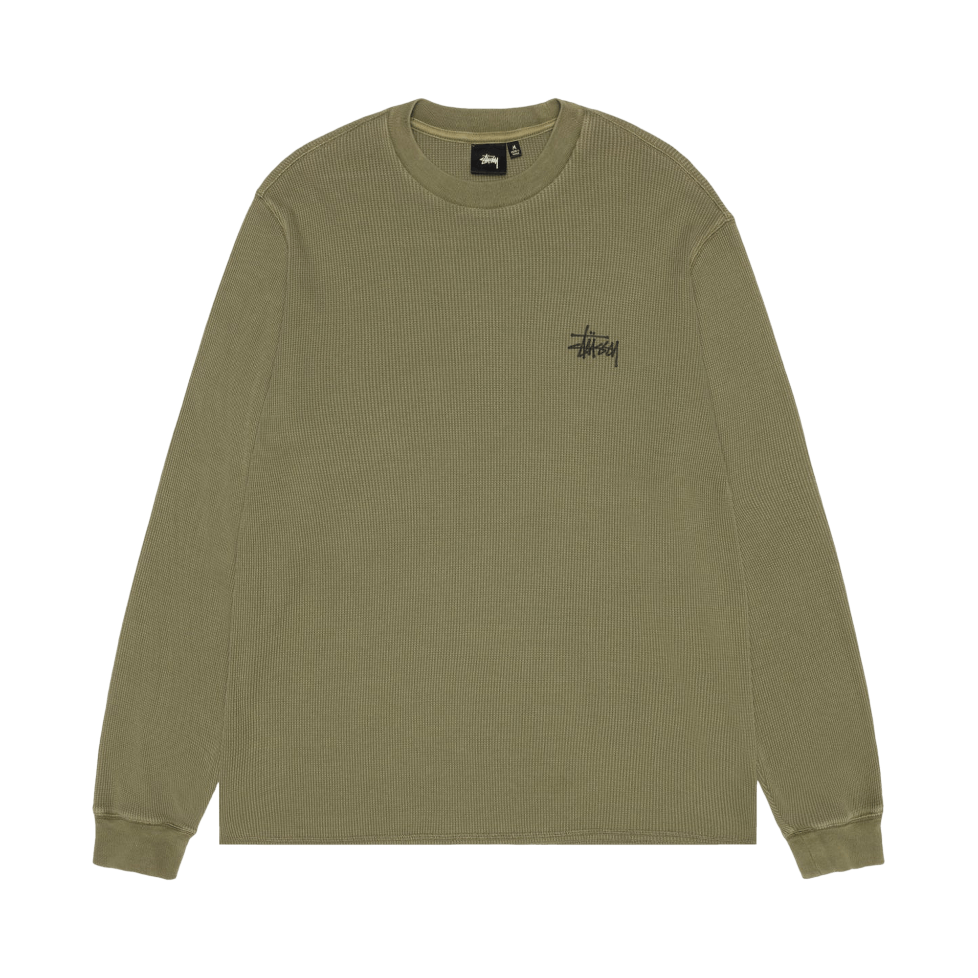 Stussy Basic Stock Long-Sleeve Thermal 'Olive'