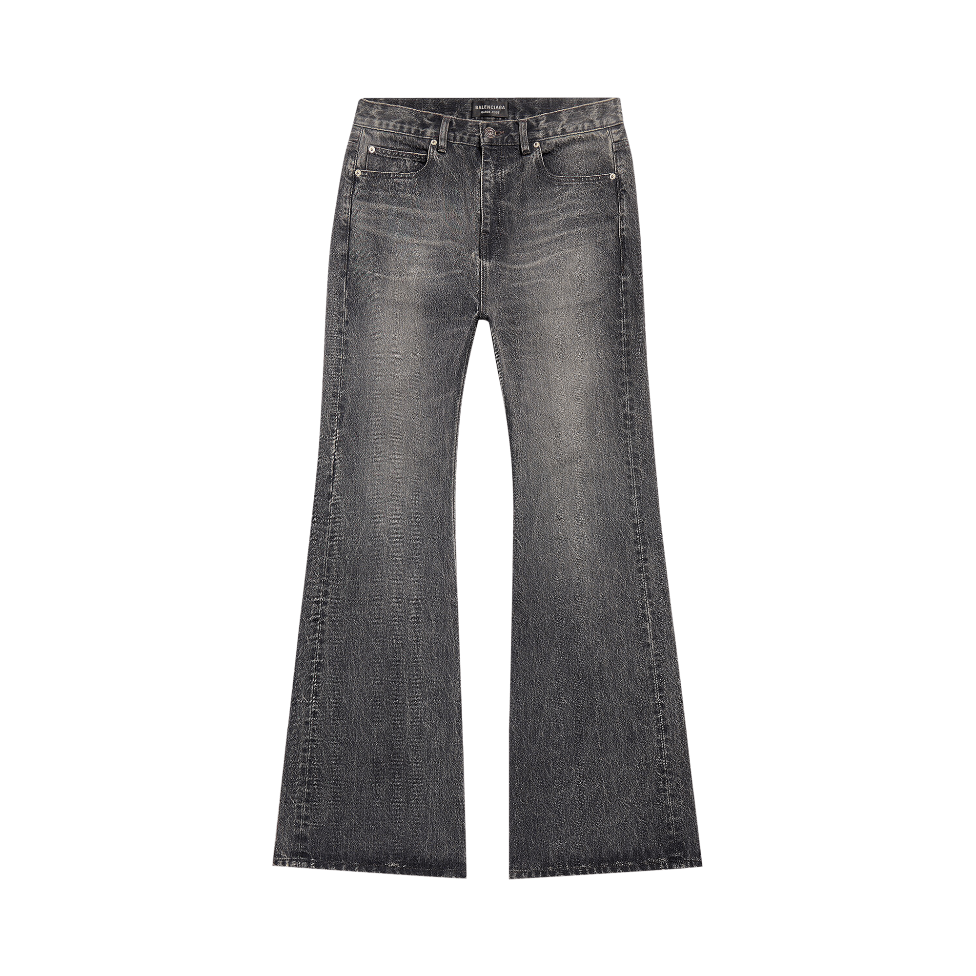 Balenciaga Flared Pants 'Wash Black/Marigold'