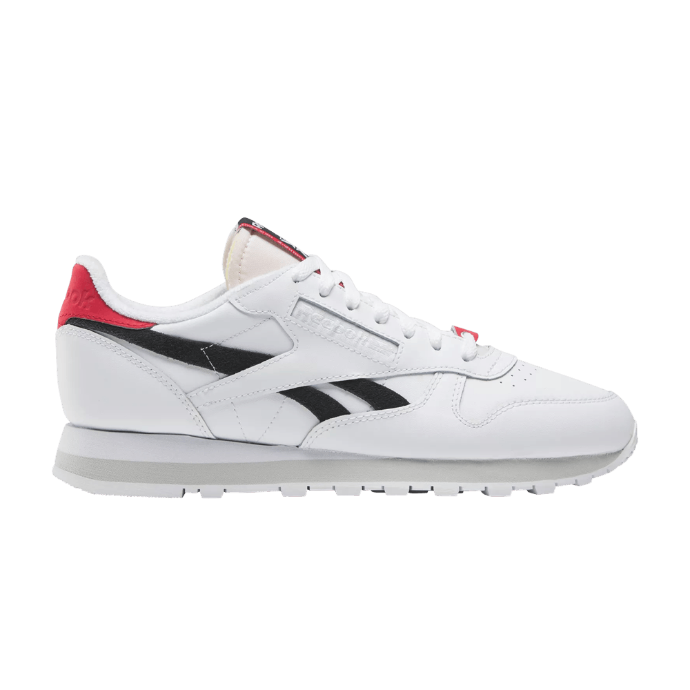 Reebok Classic Leather 'White Black Vector Red'