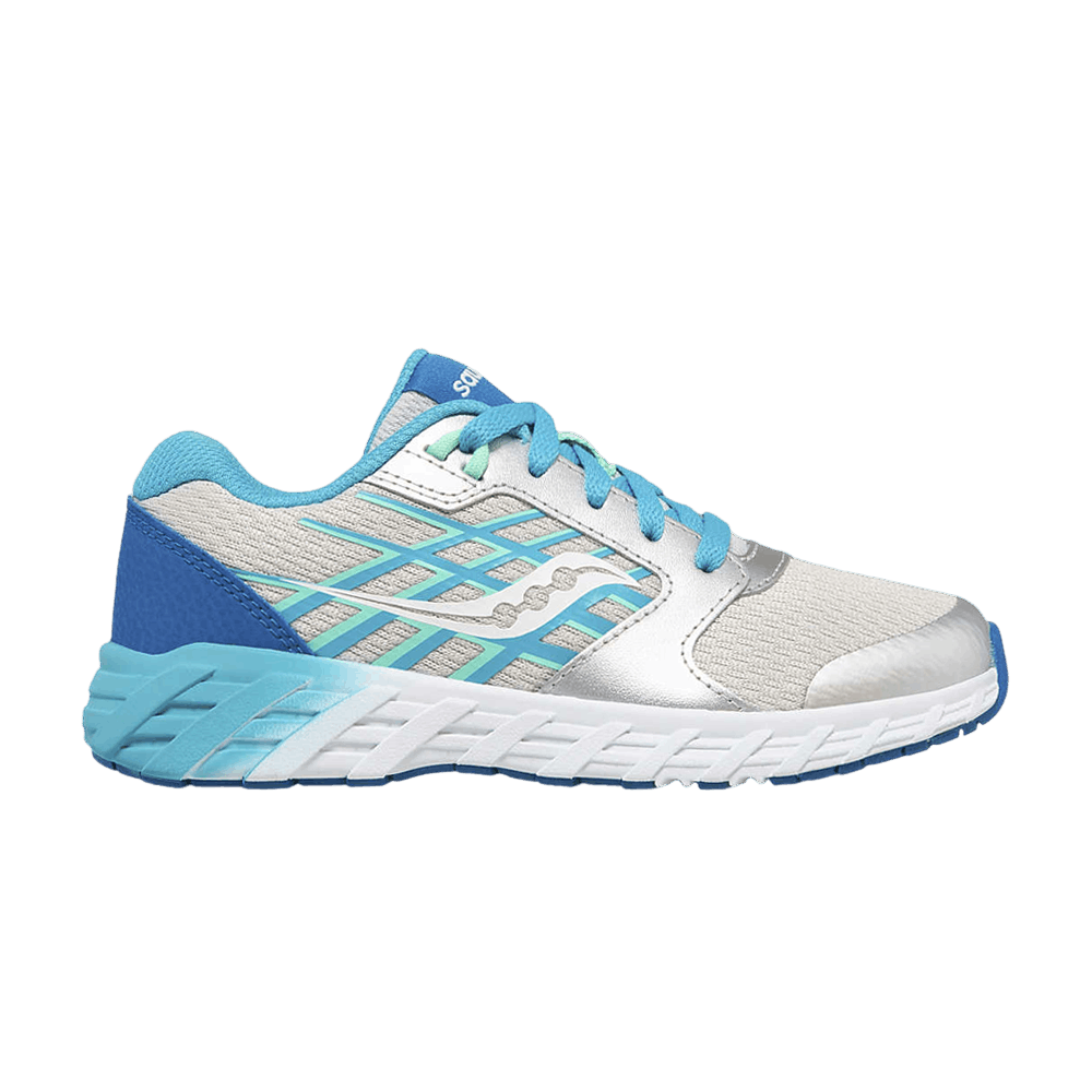 Saucony Wind 2.0 Lace Big Kid 'Turquoise Silver'