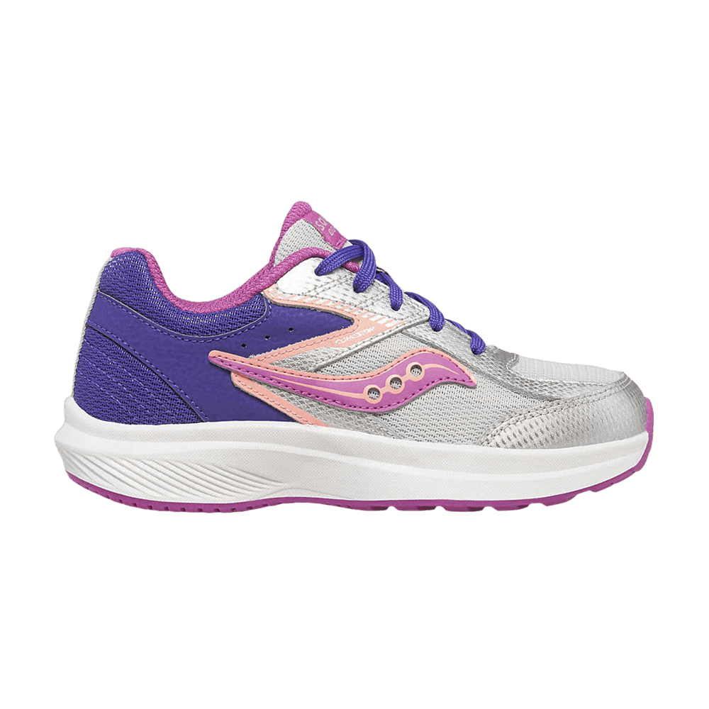 Saucony Cohesion KDZ Big Kid 'Purple Silver Pink'