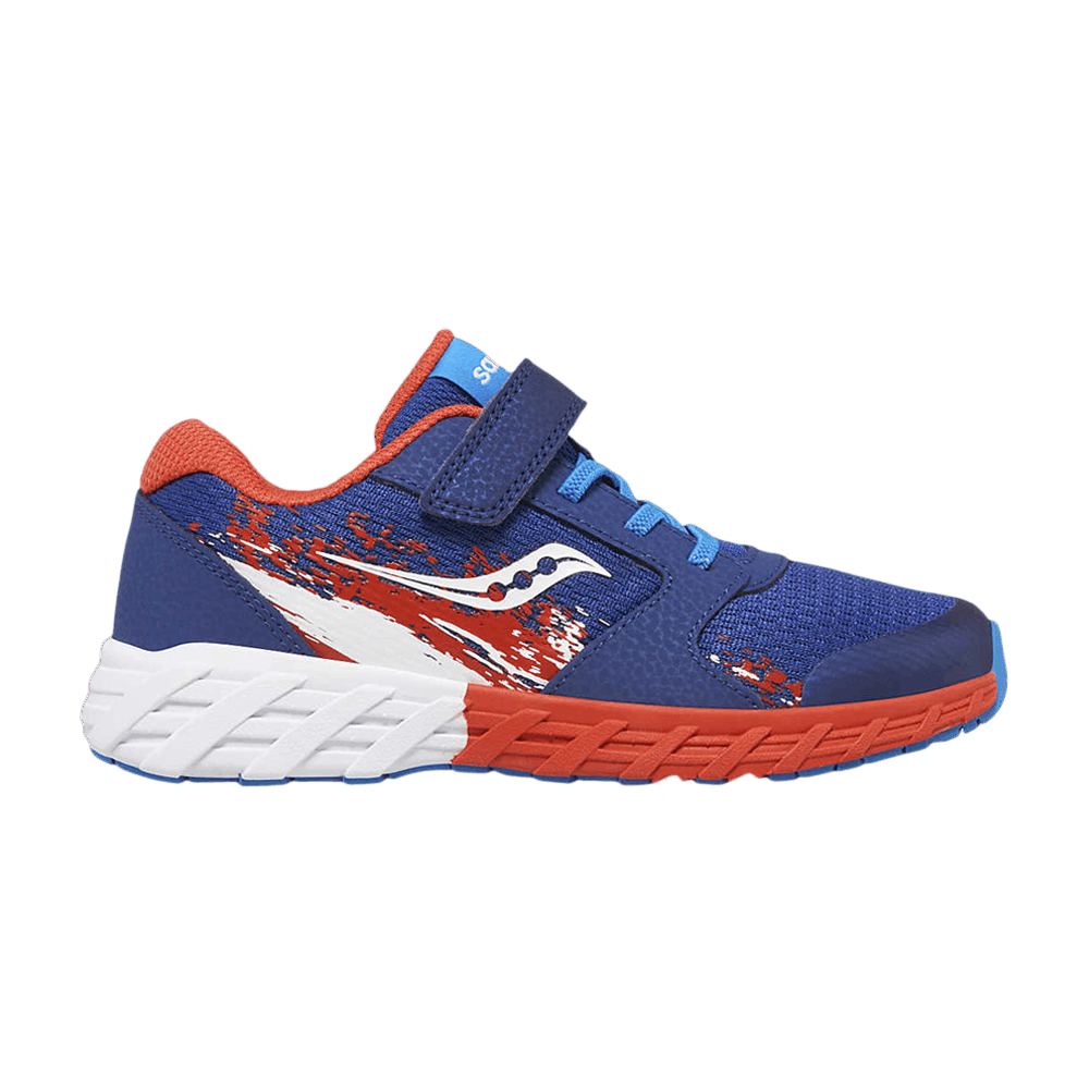 Saucony Wind 2.0 A/C Big Kid 'Navy Red'